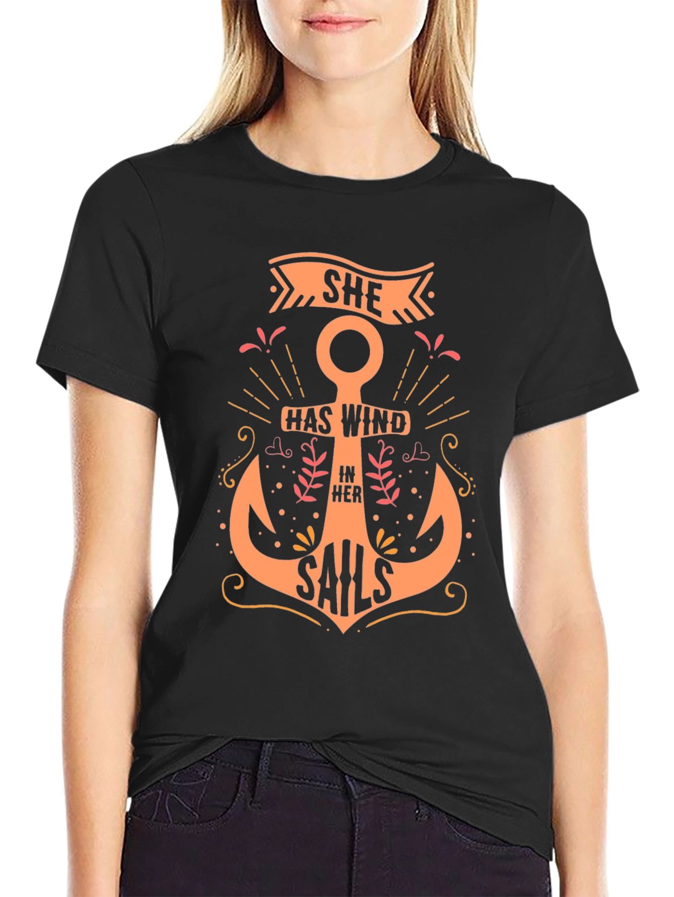 Nautical Anchor Graphic T-Shirt