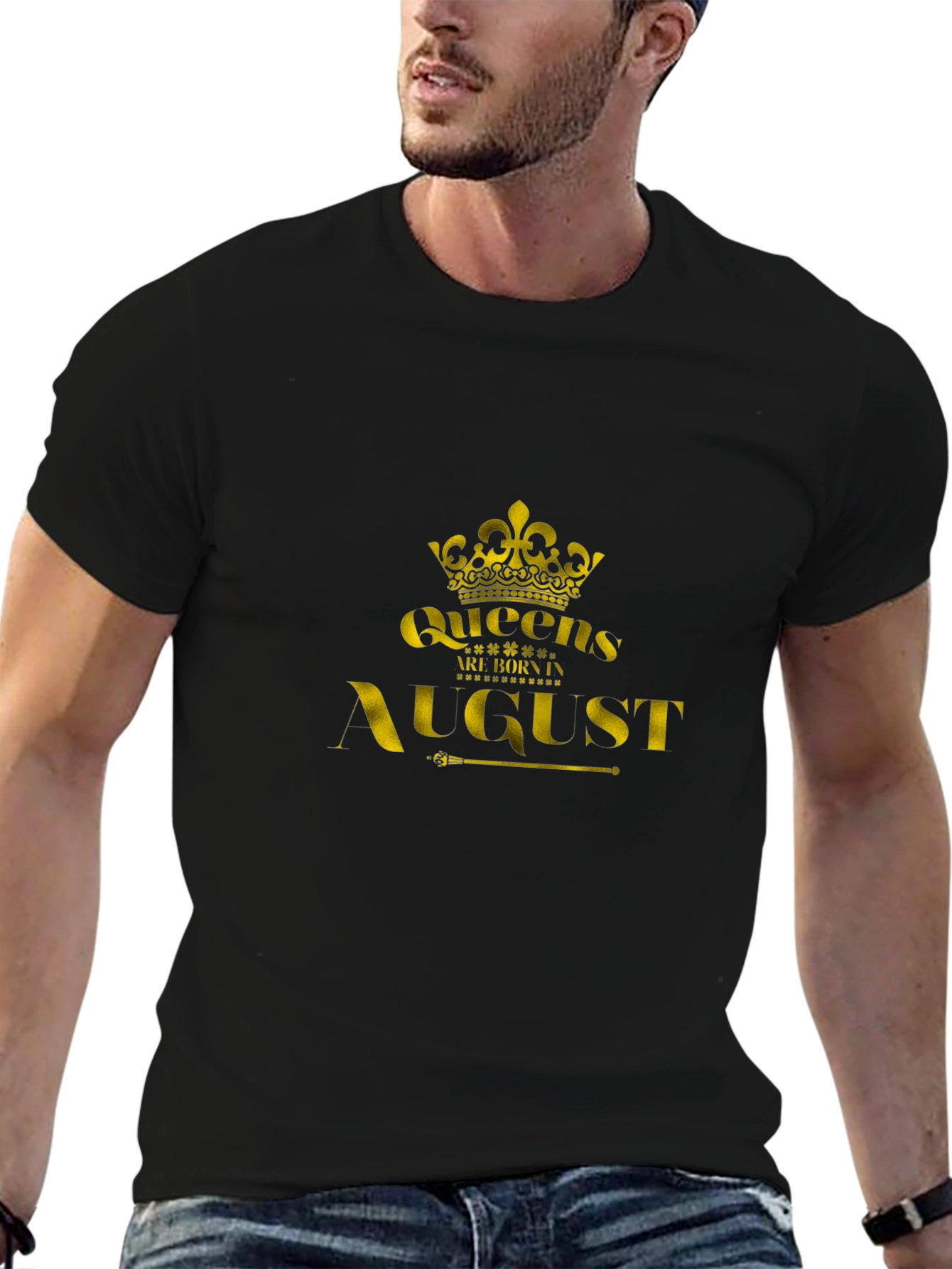 Queens Are Born In August T-Shirt
