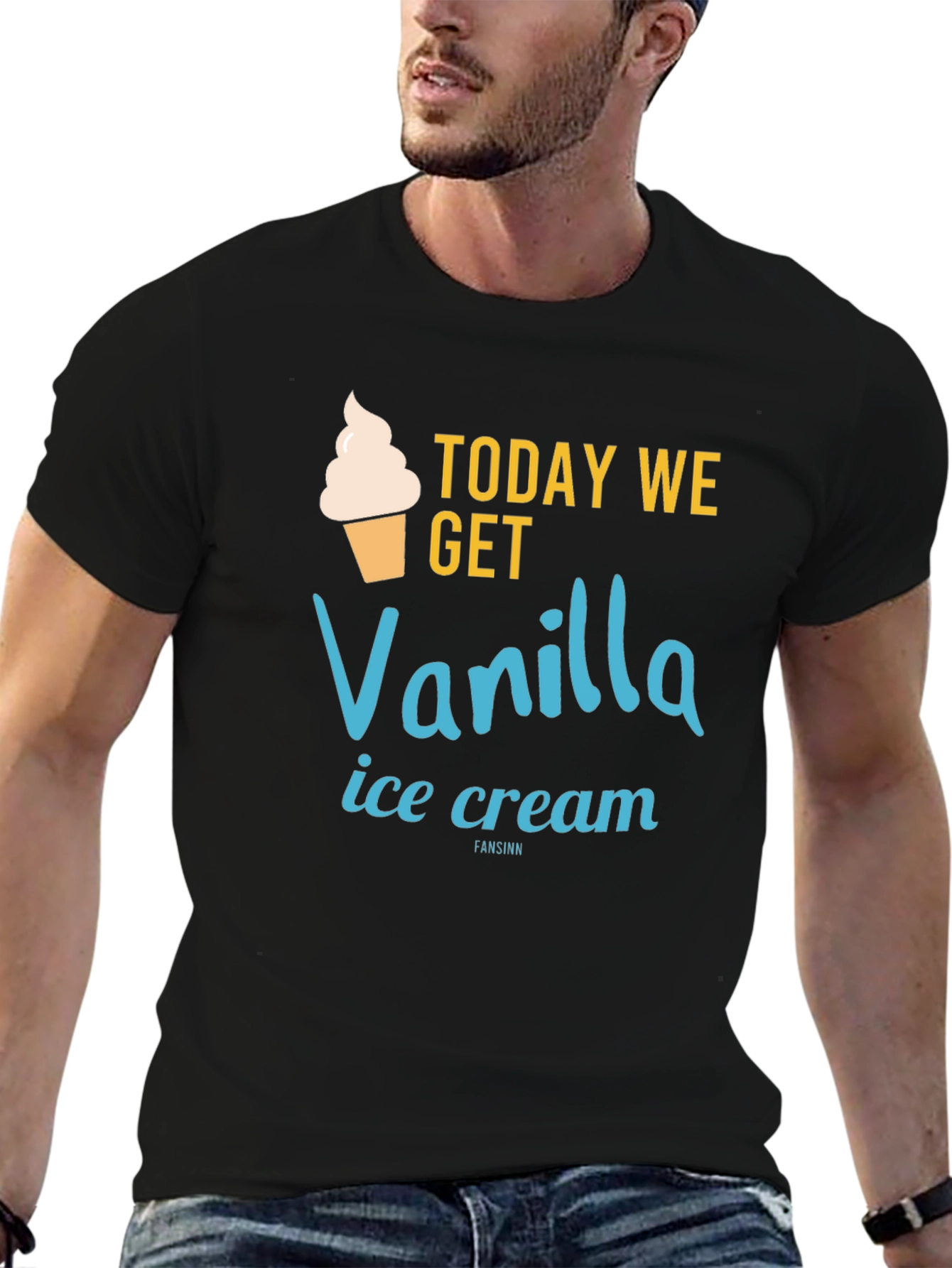 Vanilla Ice Cream T-Shirt - Fun Dessert Tee