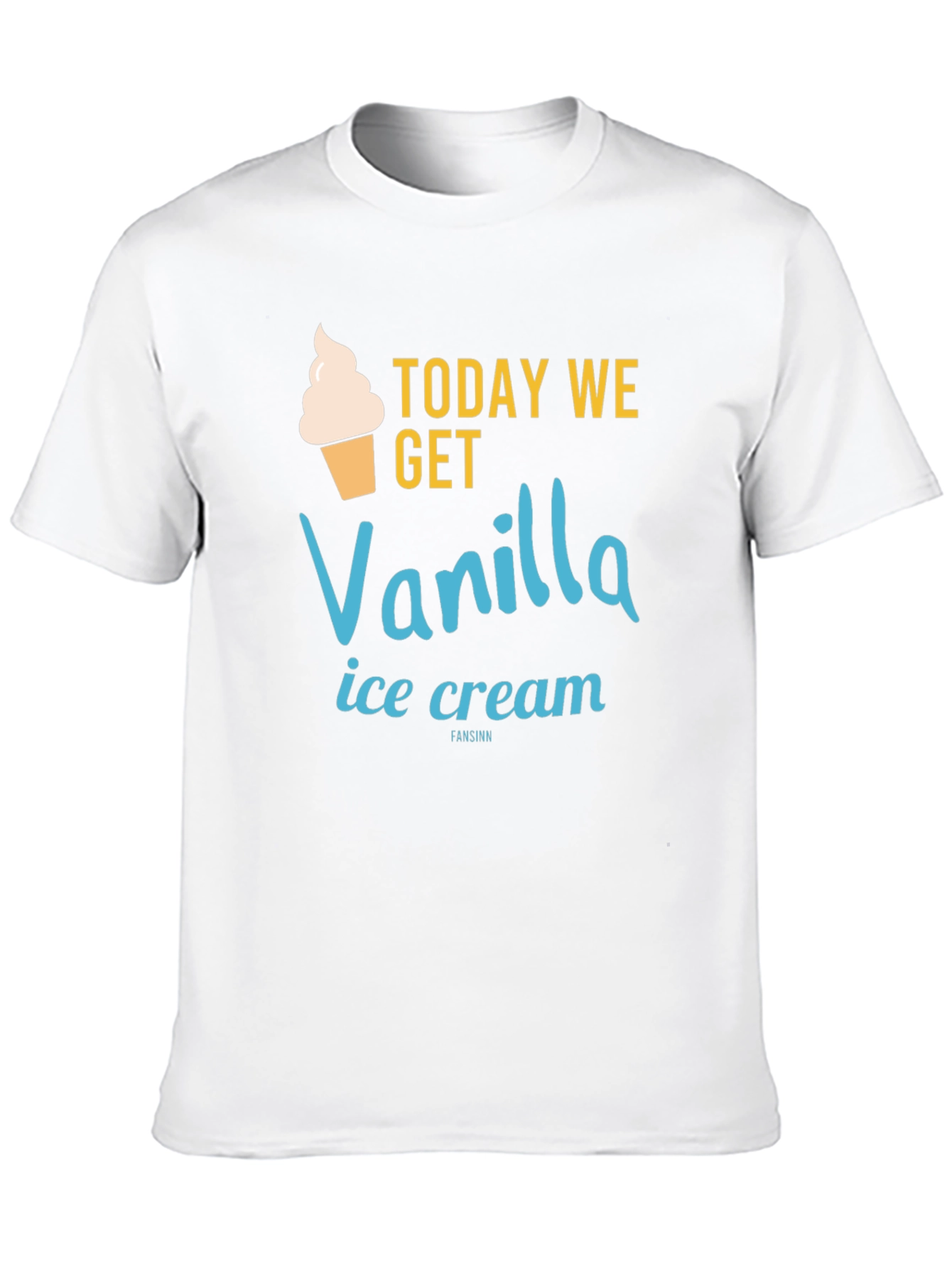 Vanilla Ice Cream T-Shirt - Fun Dessert Tee