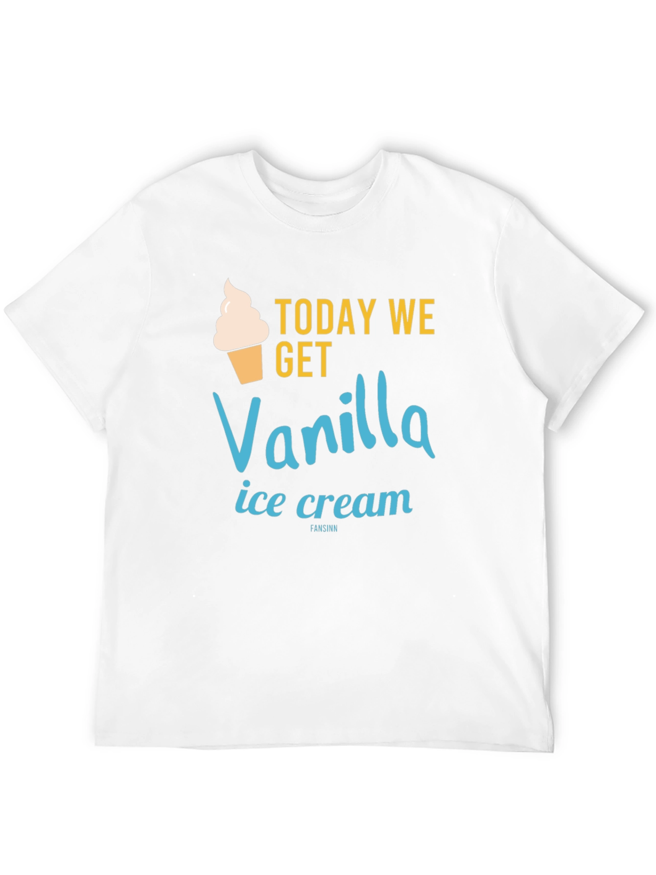 Vanilla Ice Cream T-Shirt - Fun Dessert Tee