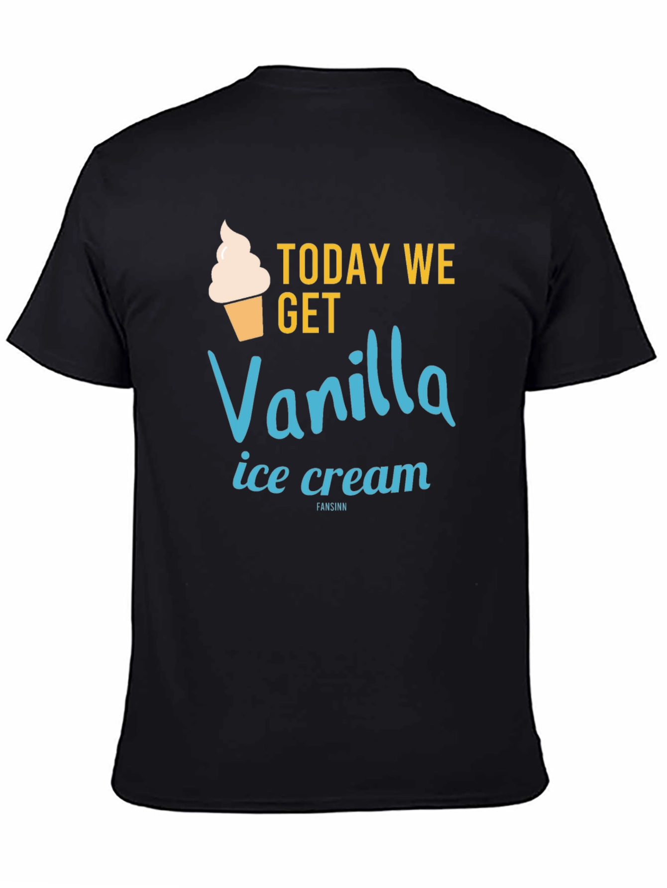 Vanilla Ice Cream T-Shirt - Fun Dessert Tee