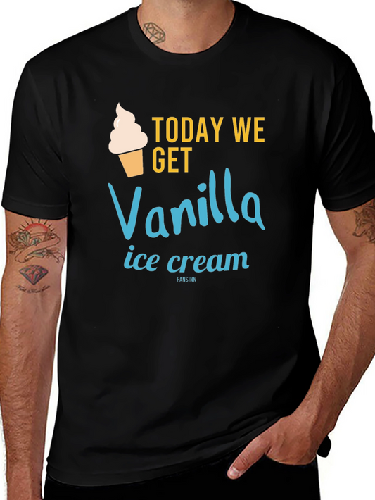 Vanilla Ice Cream T-Shirt - Fun Dessert Tee