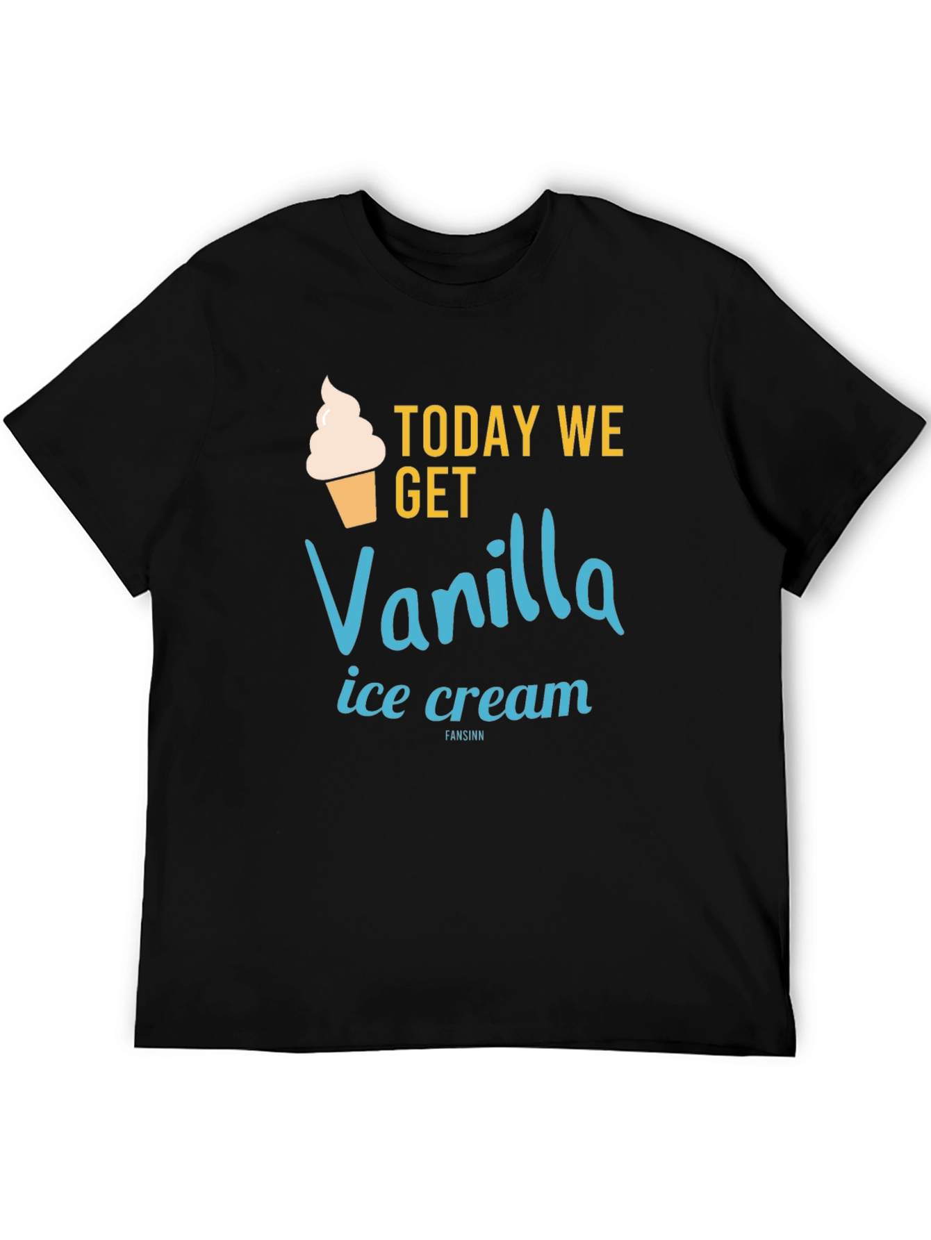 Vanilla Ice Cream T-Shirt - Fun Dessert Tee
