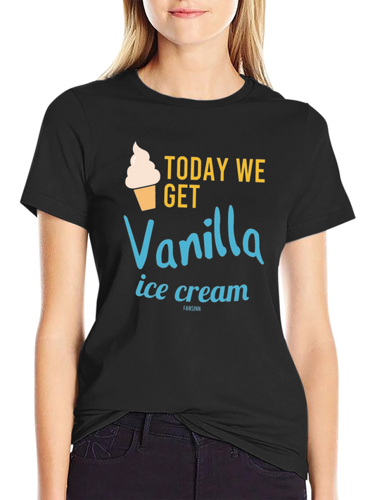 Vanilla Ice Cream T-Shirt - Fun Dessert Tee