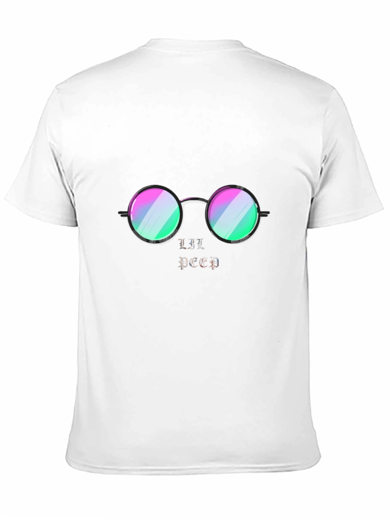 Lil Peep Graphic Print Black T-Shirt