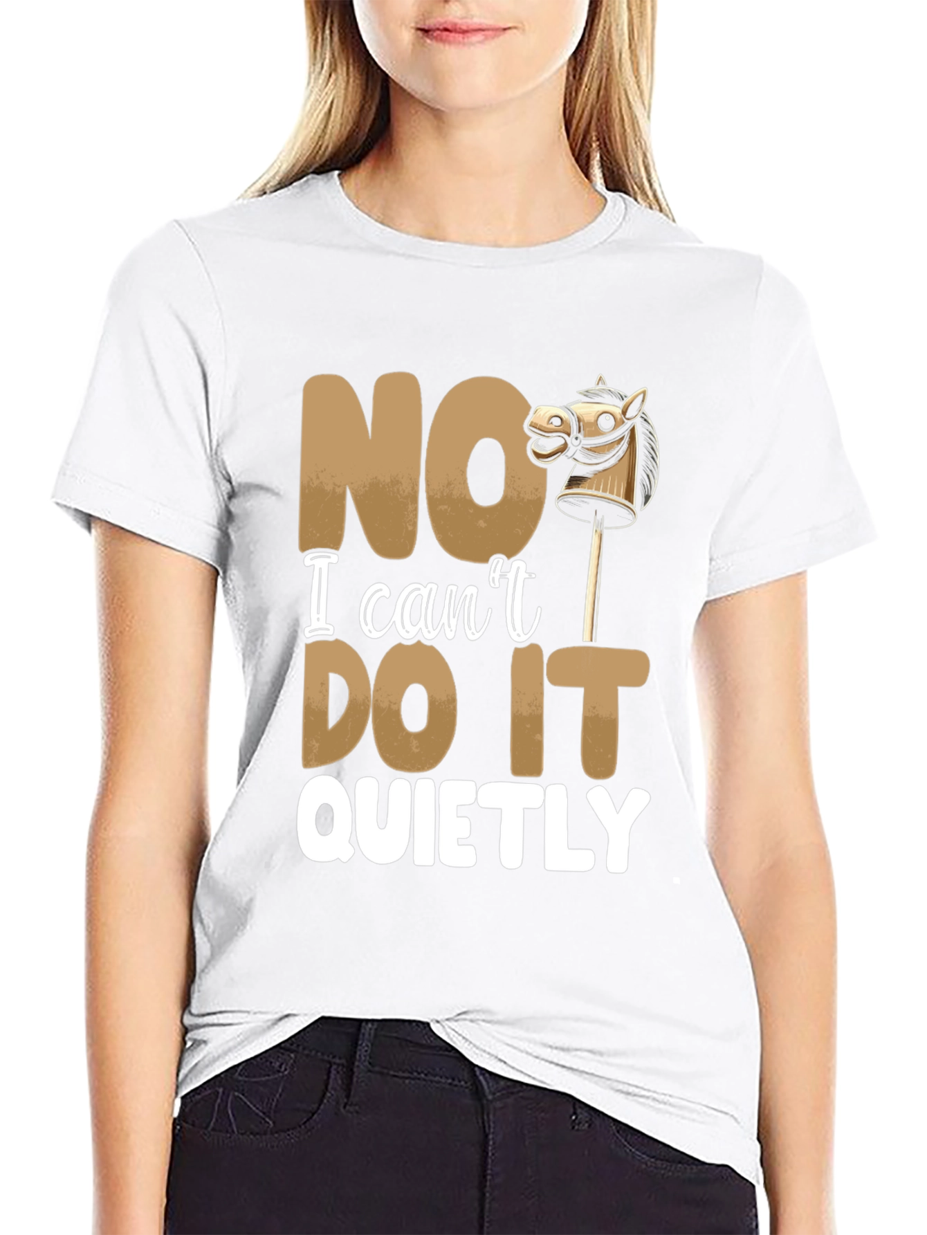 Funny NO I Cant DO IT QUIETLY T-Shirt