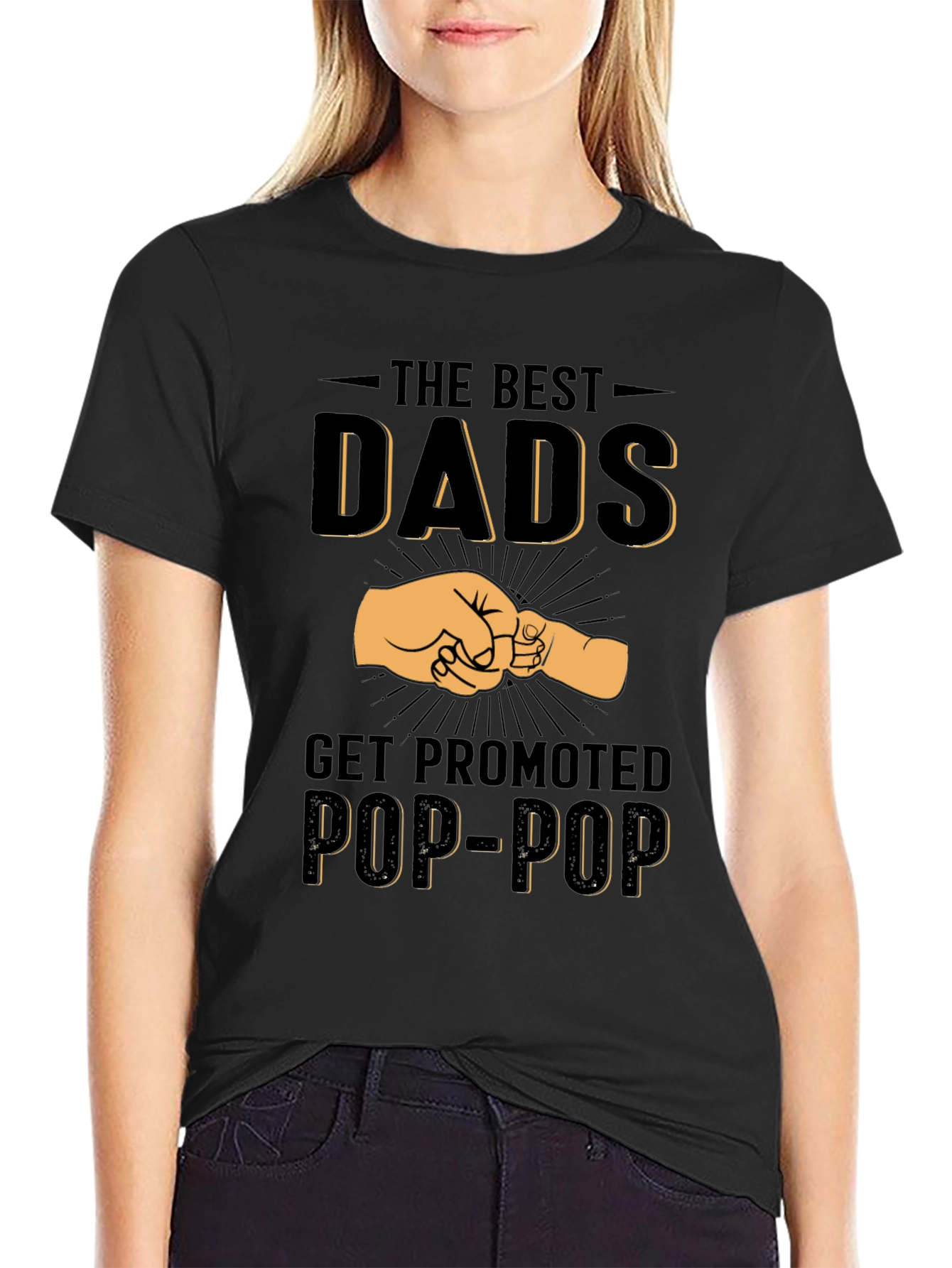 Best Dads Get Promoted Pop-Pop T-Shirt