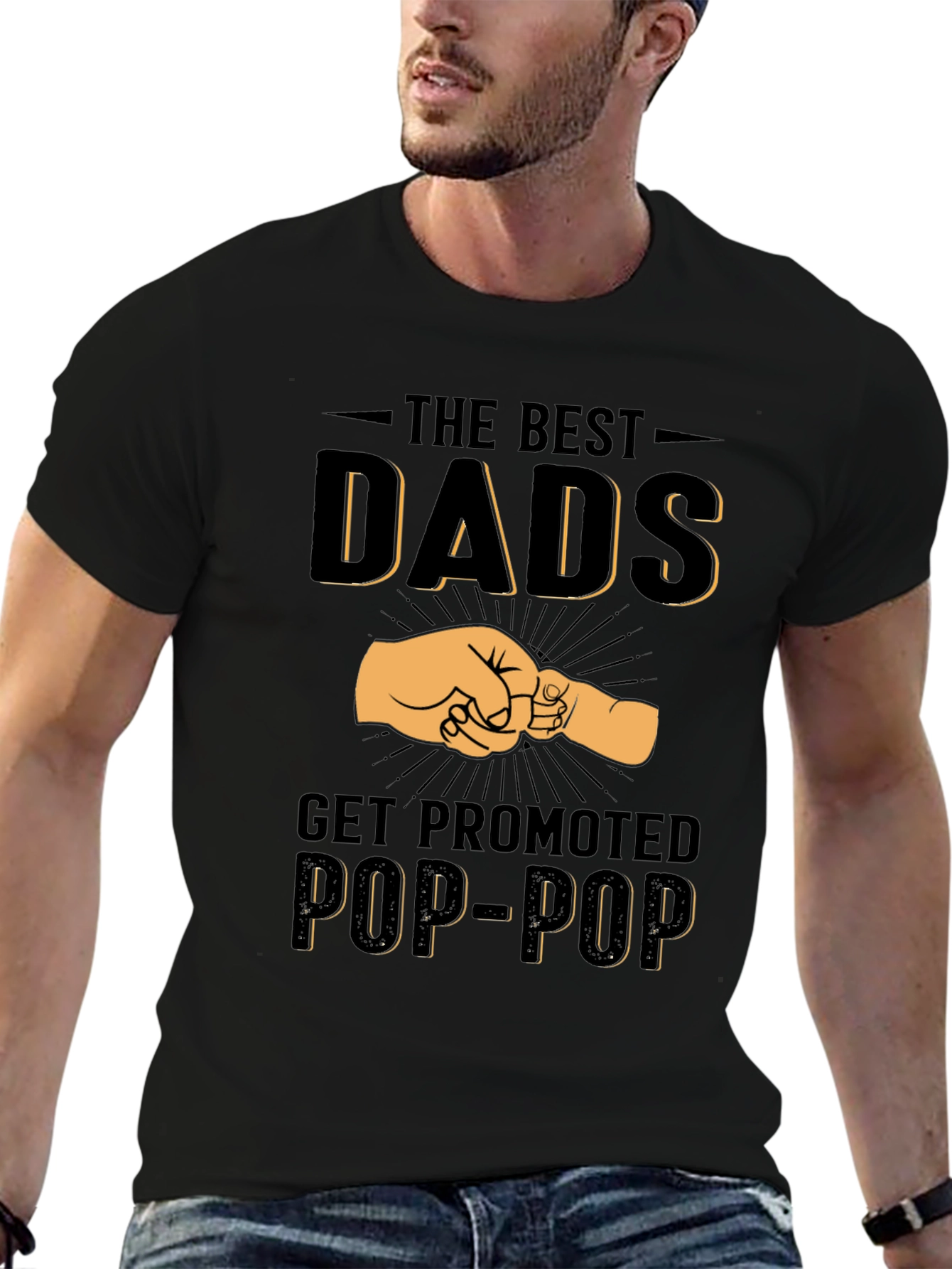 Best Dads Get Promoted Pop-Pop T-Shirt