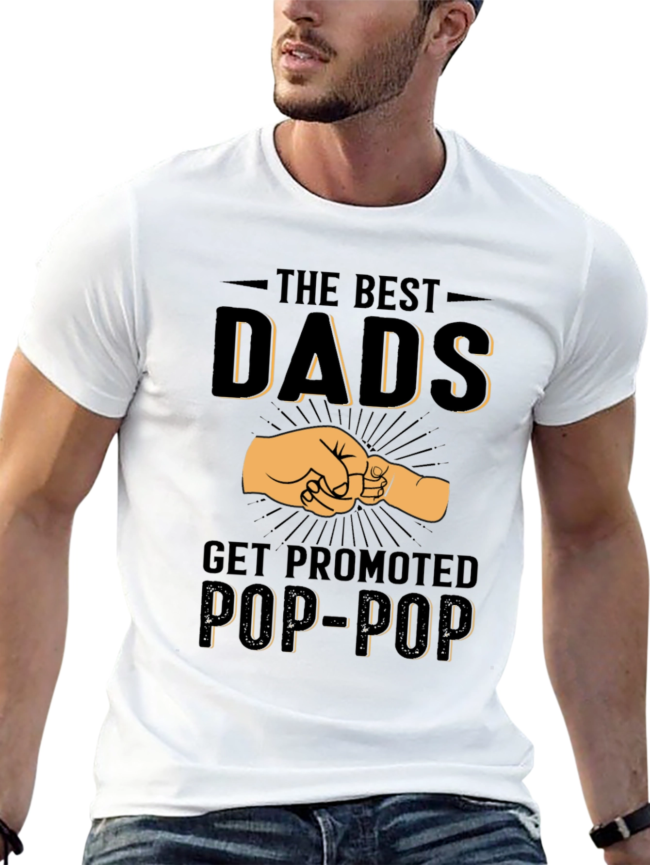 Best Dads Get Promoted Pop-Pop T-Shirt