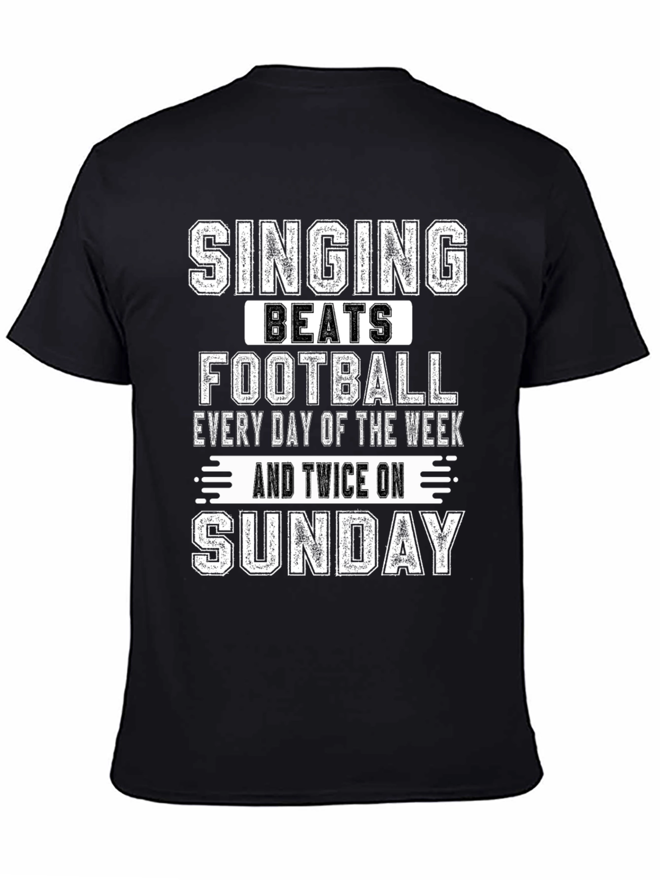 Singing Beats Football Graphic Tee