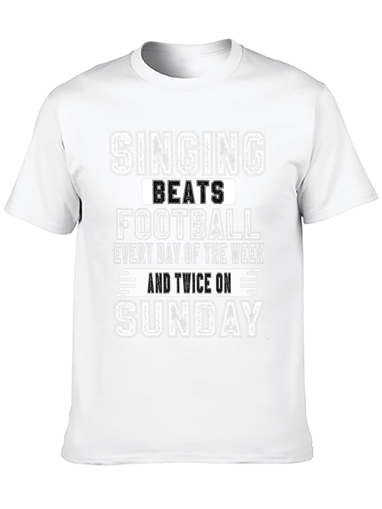 Singing Beats Football Graphic Tee