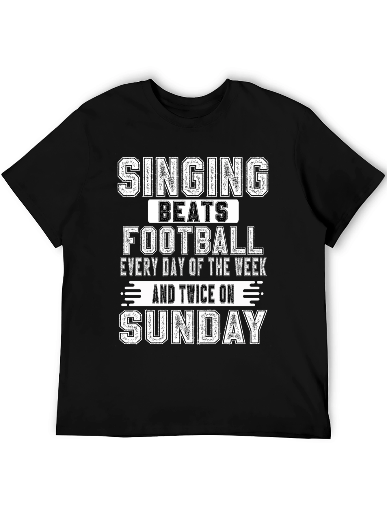 Singing Beats Football Graphic Tee