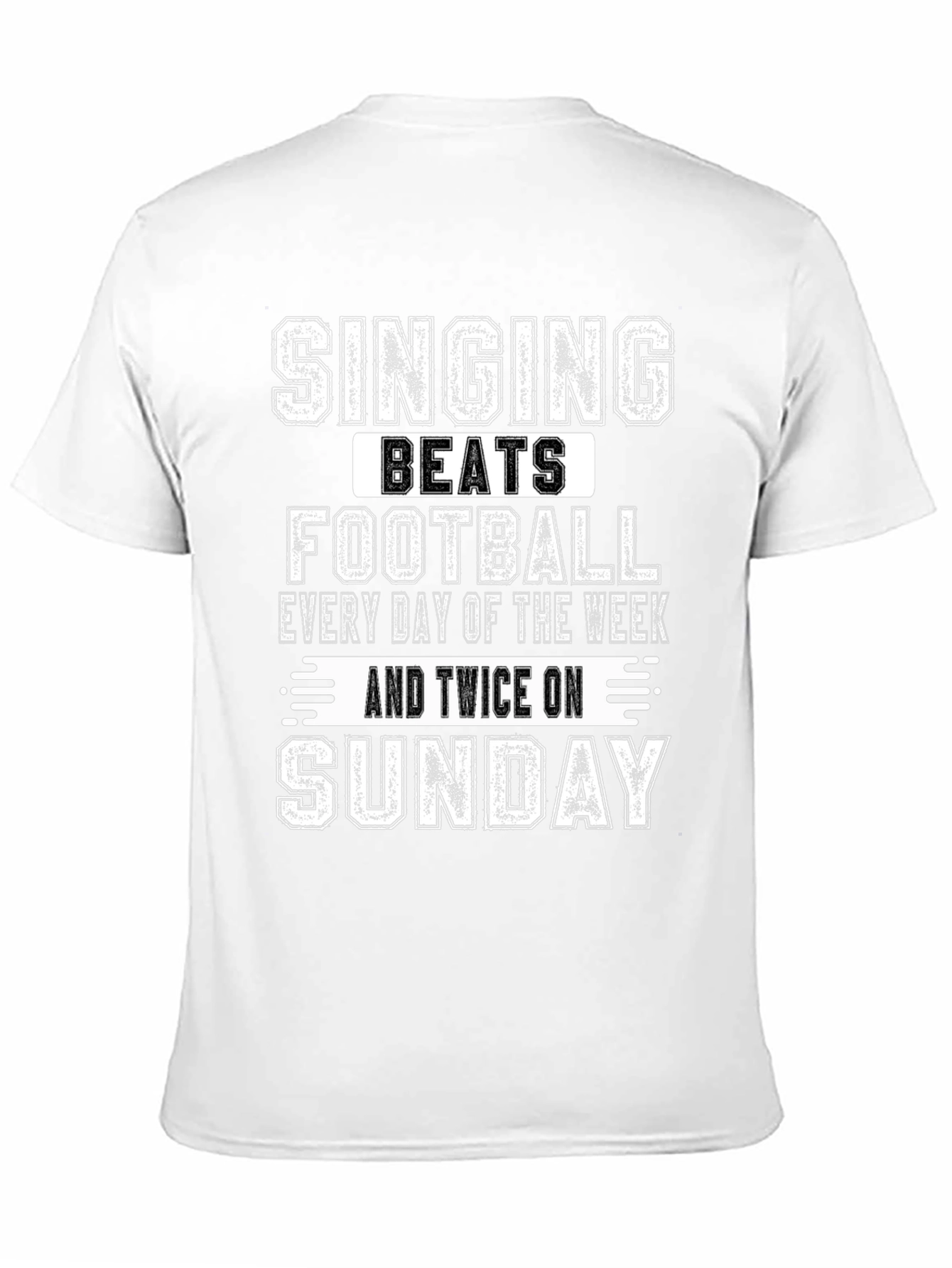 Singing Beats Football Graphic Tee