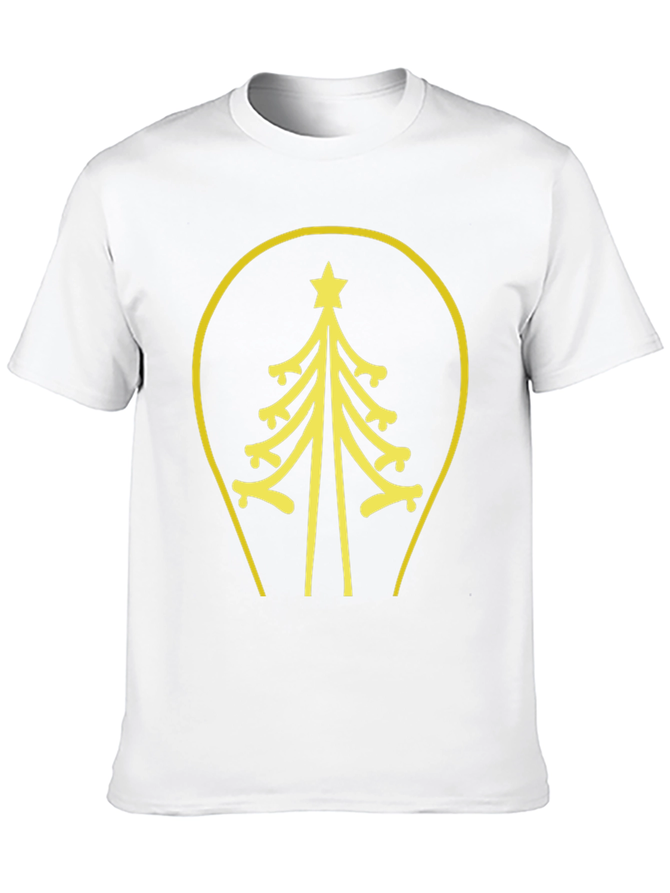 Minimalist Christmas Tree Graphic Tee