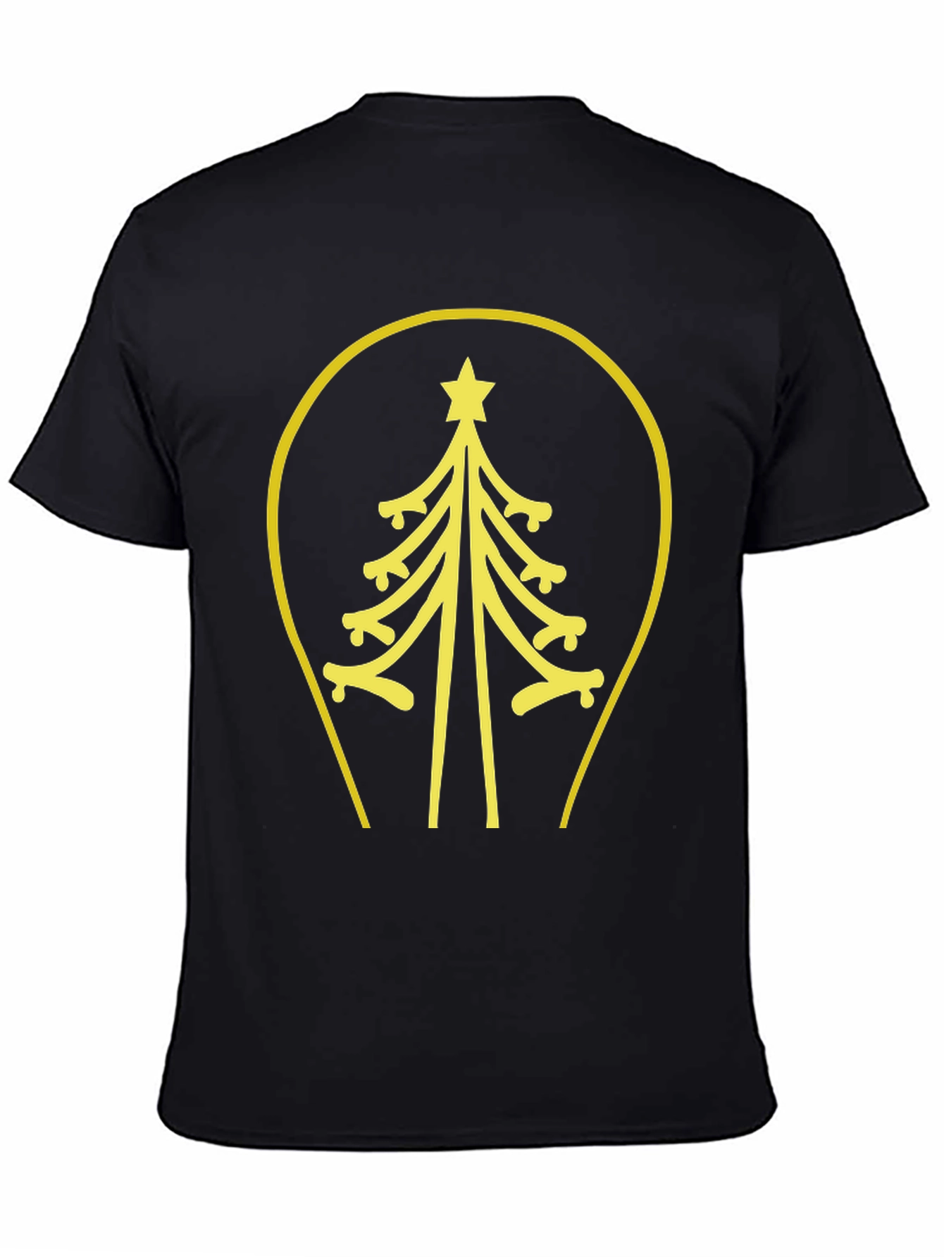 Minimalist Christmas Tree Graphic Tee