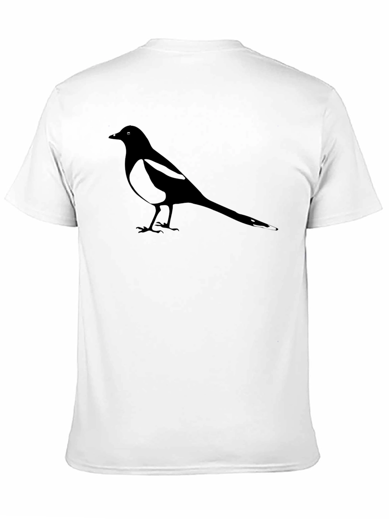 Magpie Graphic Tee - Classic Black Bird Shirt