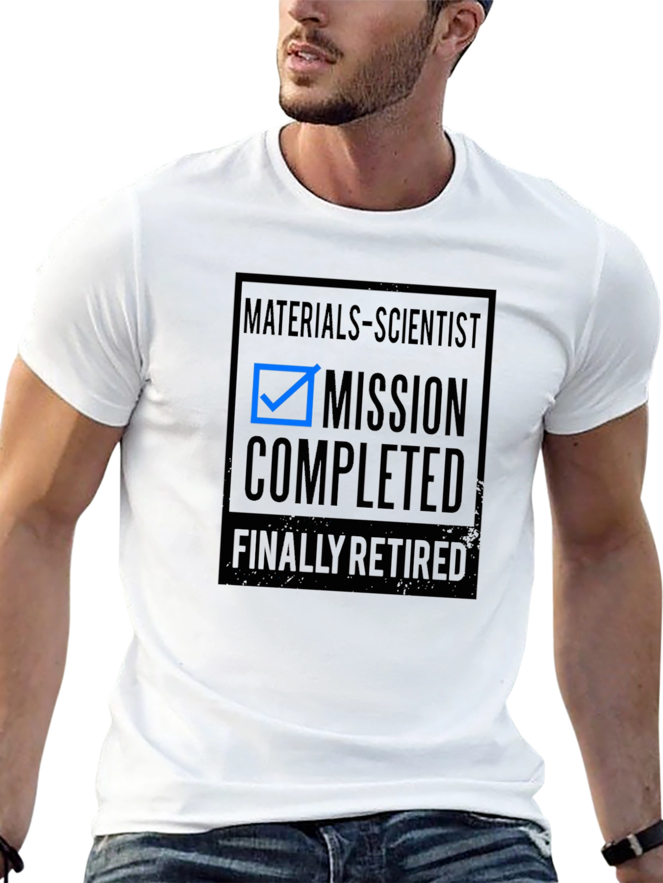 Materials Scientist Retirement T-Shirt - Mission Completed