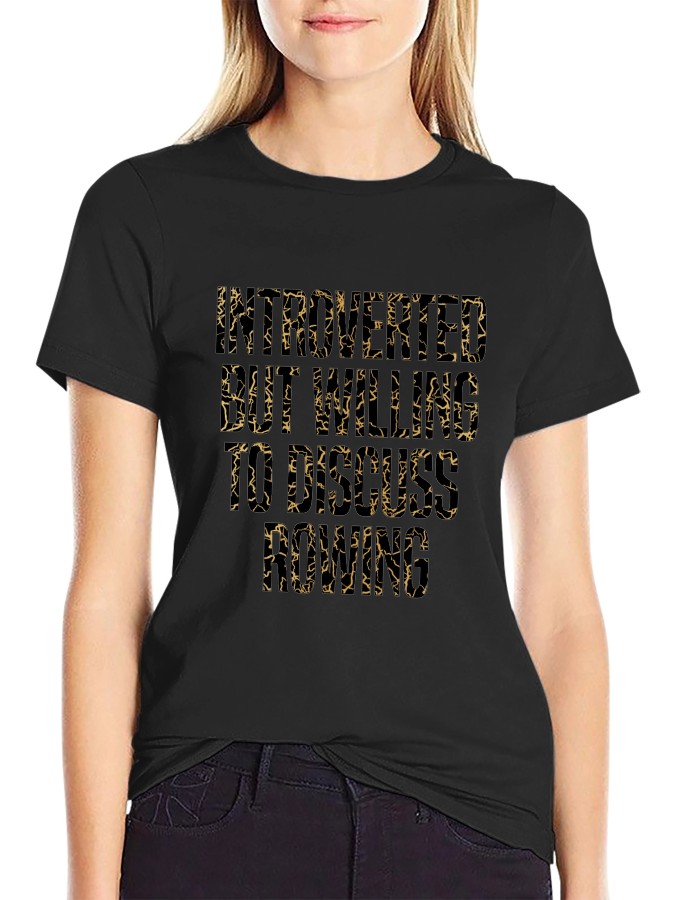 Introverted But Willing to Discuss Rowing T-Shirt