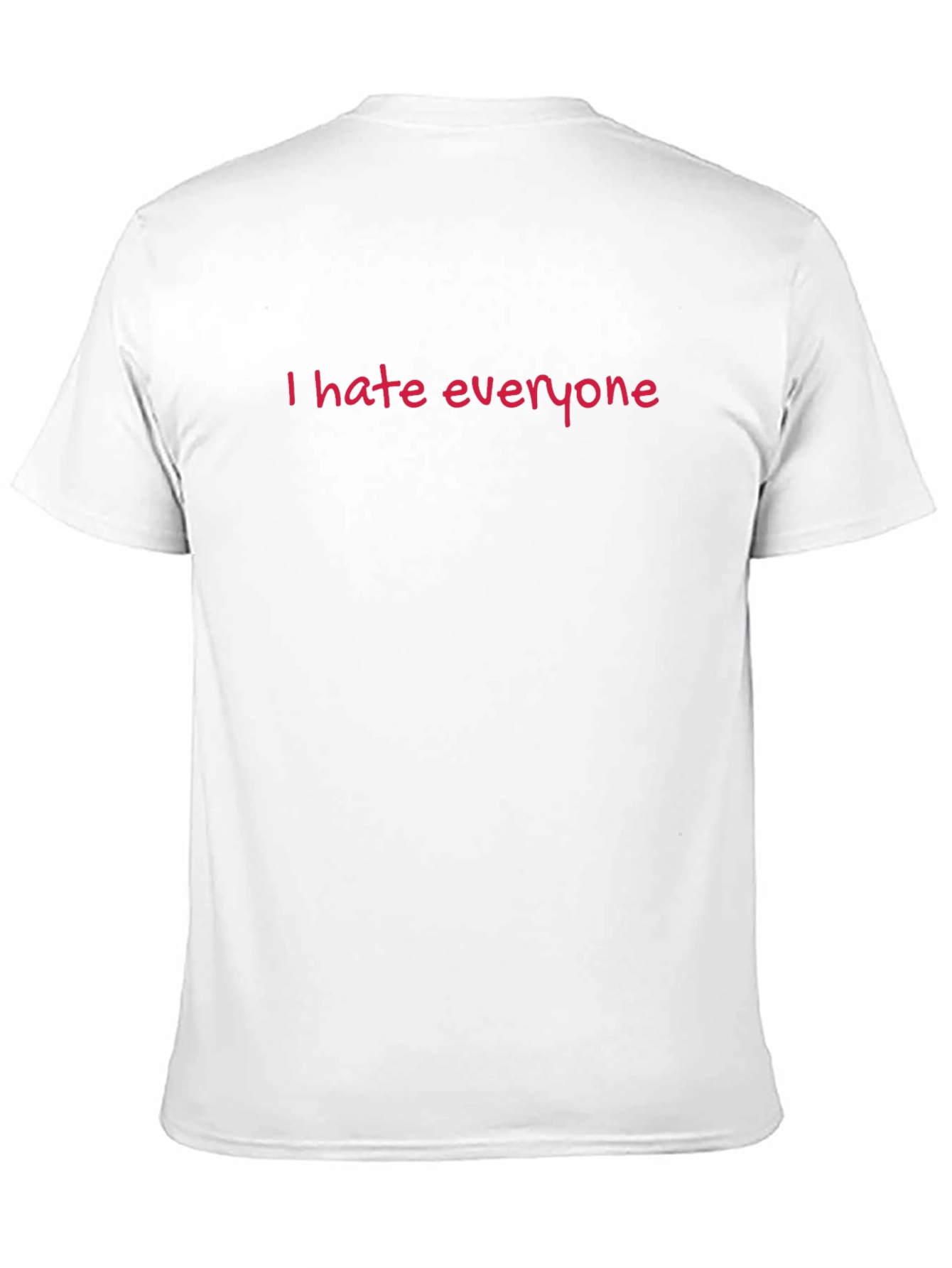 I Hate Everyone Graphic Tee - Black Cotton T-Shirt