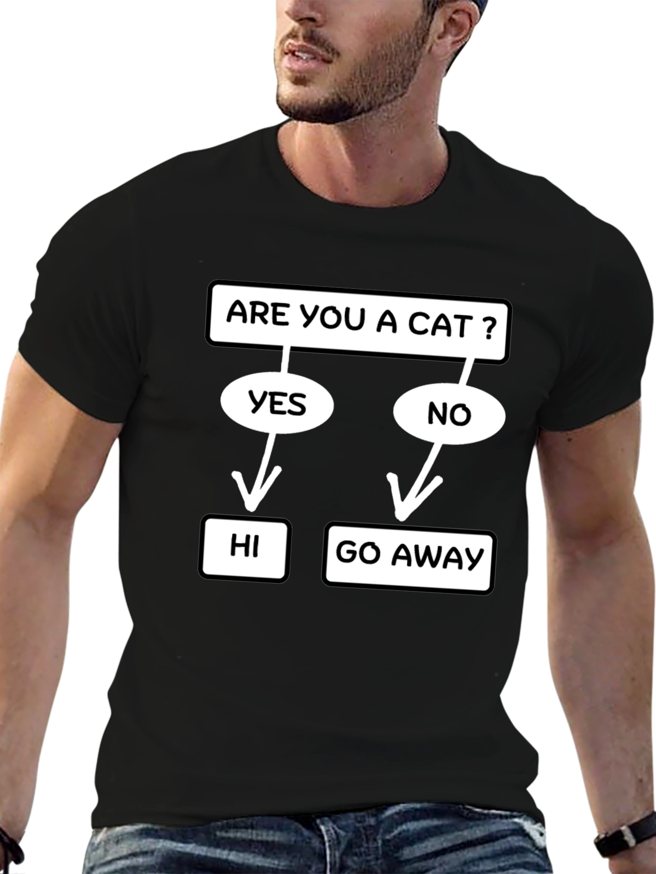 Are You a Cat? Funny T-Shirt