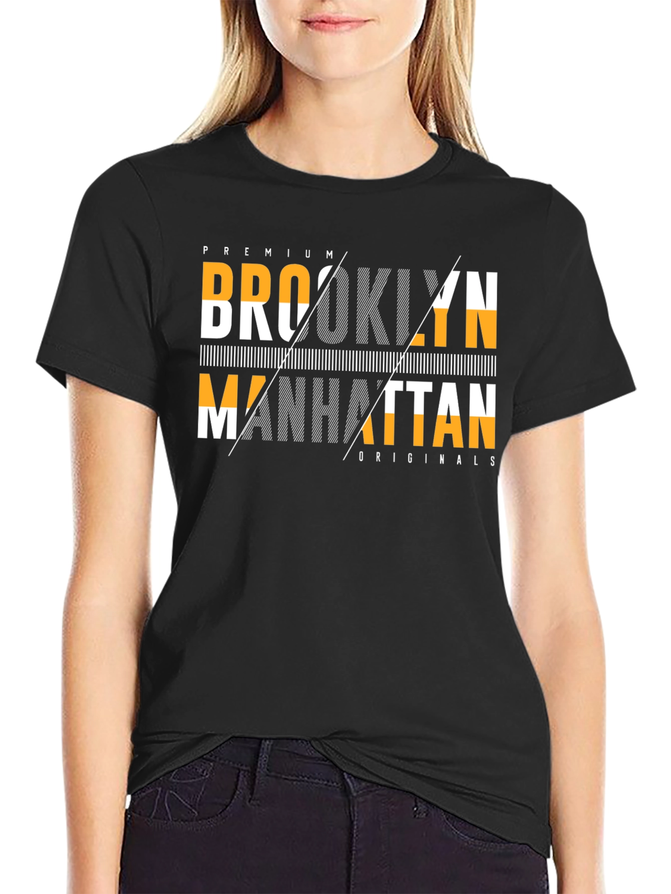 Brooklyn Manhattan Graphic Tee - Premium Originals