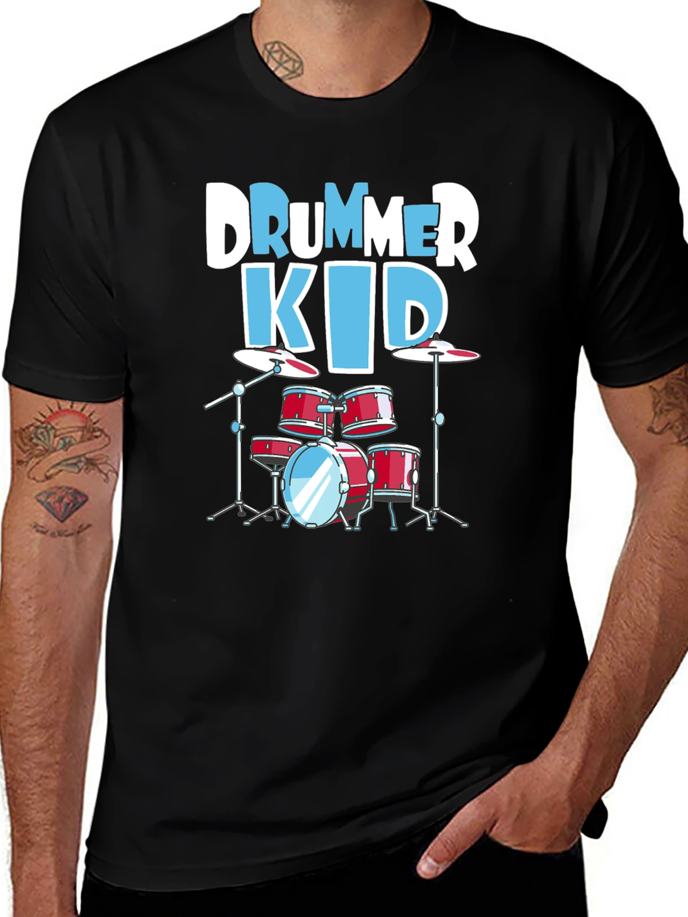 Drummer Kid T-Shirt - Music Lover Tee