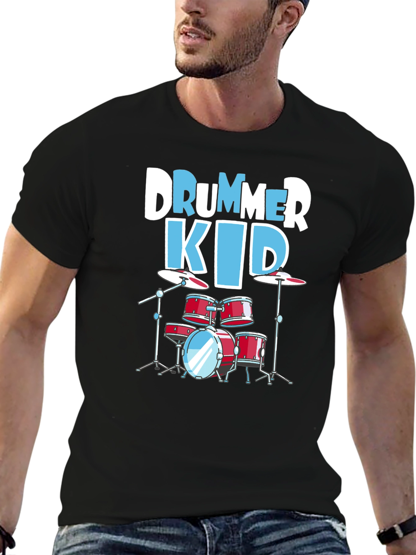 Drummer Kid T-Shirt - Music Lover Tee