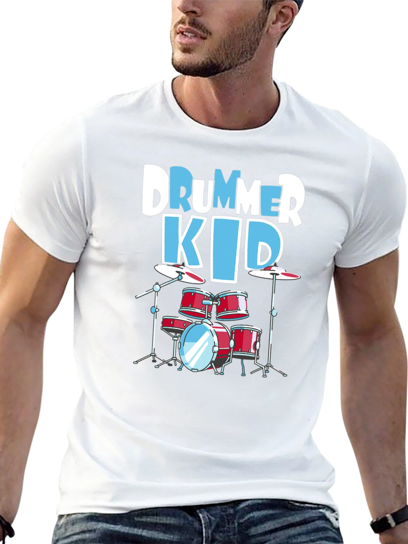 Drummer Kid T-Shirt - Music Lover Tee