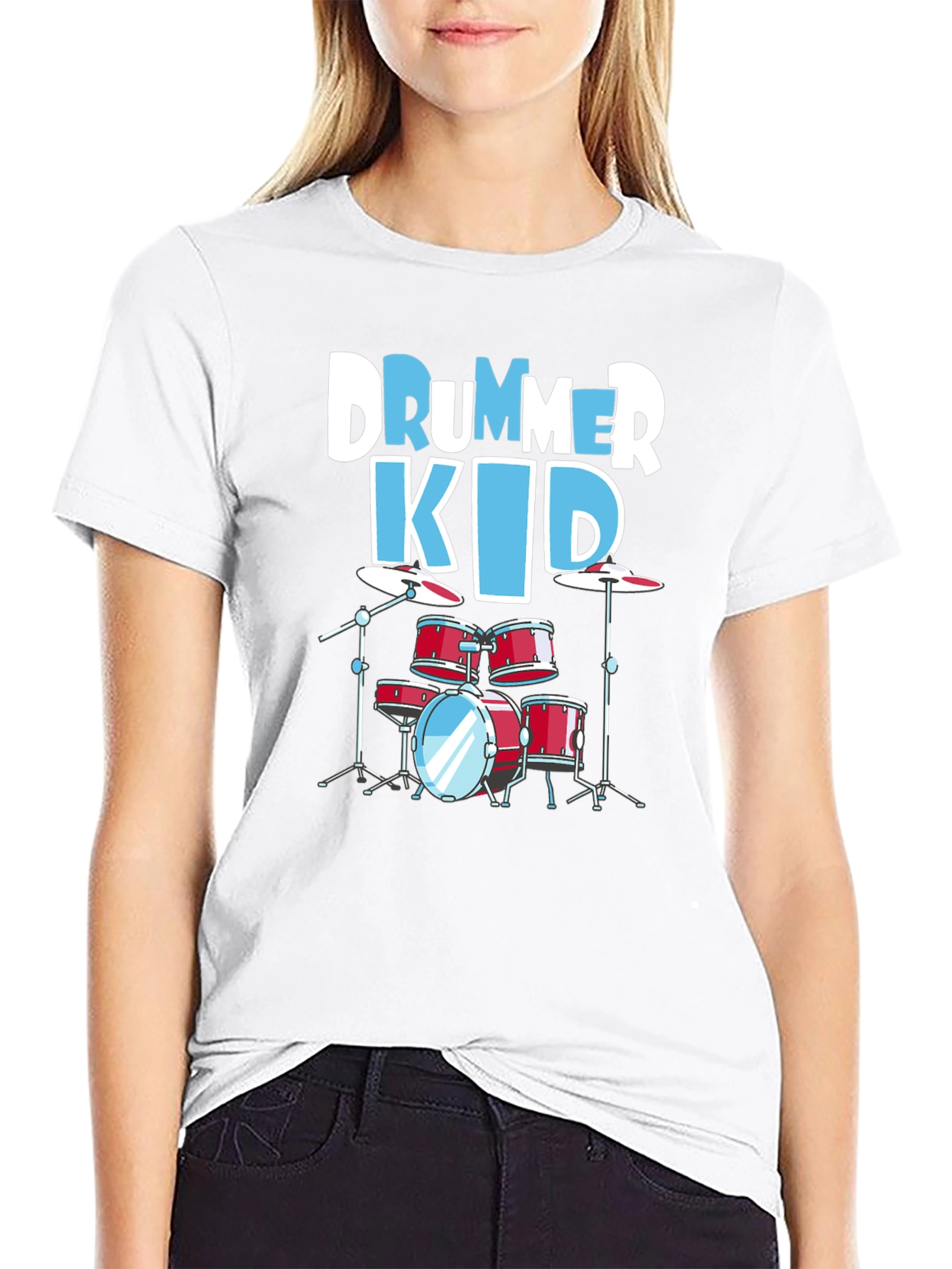 Drummer Kid T-Shirt - Music Lover Tee