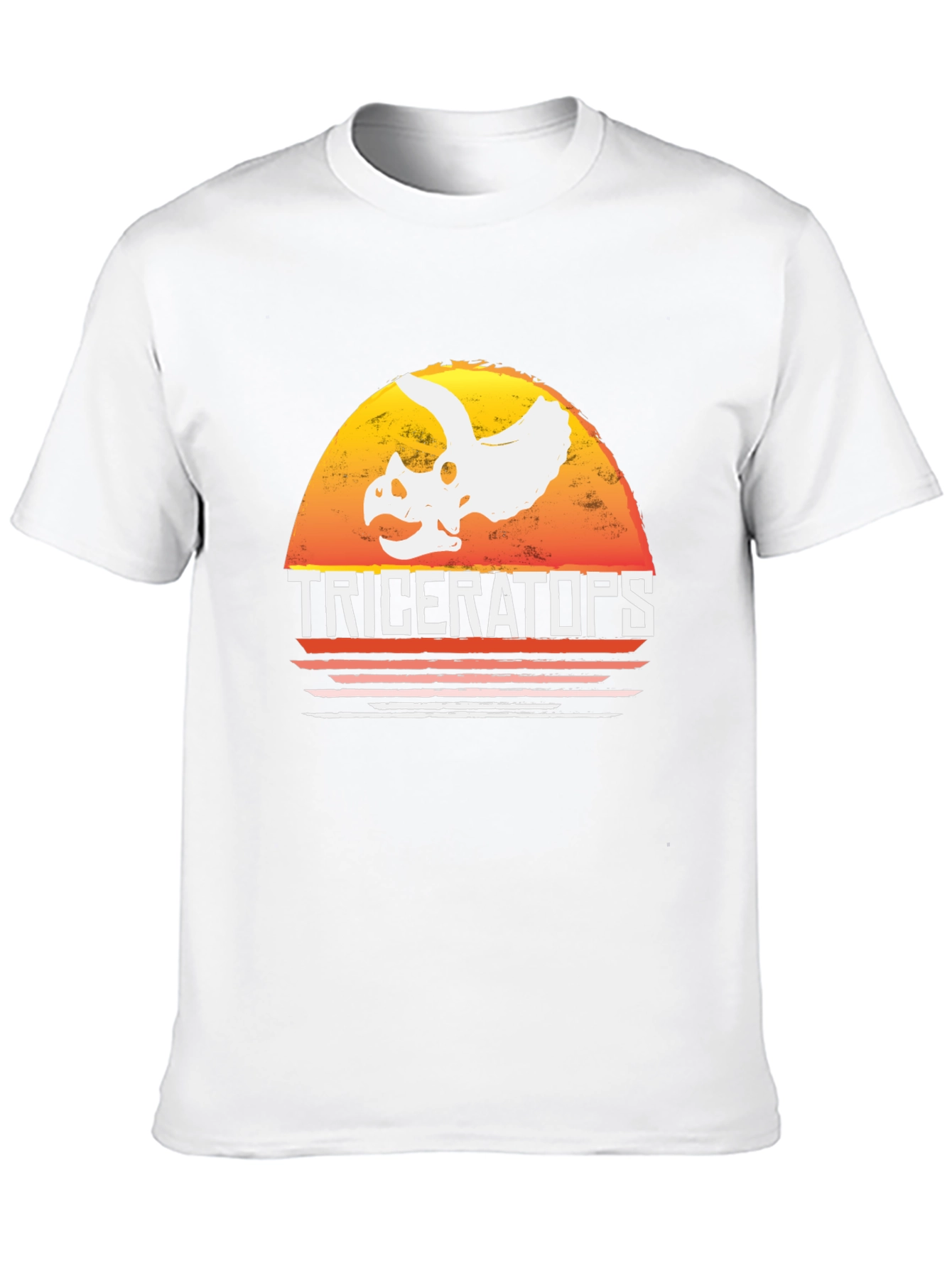 Triceratops T-Shirt - Retro Dinosaur Graphic Tee