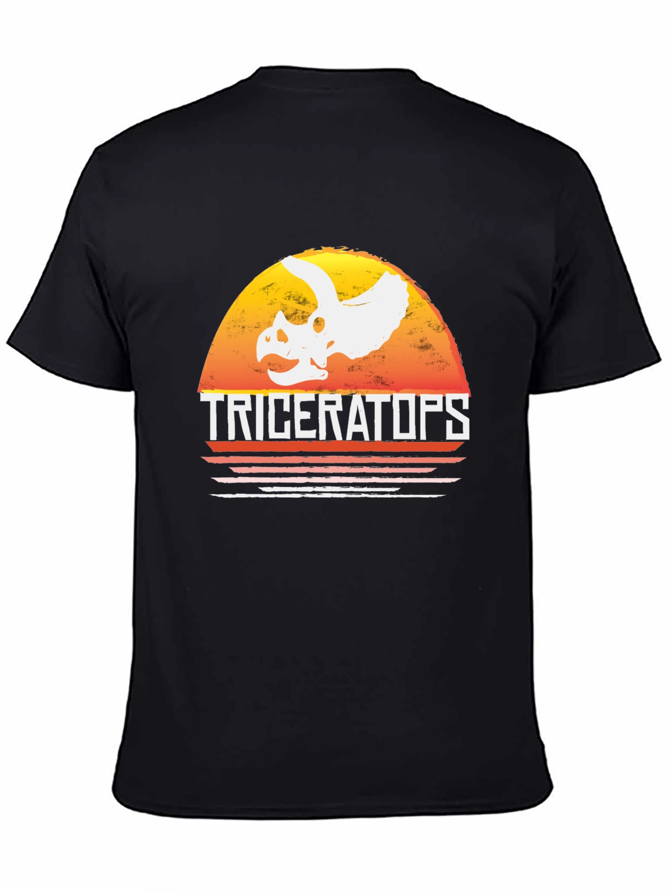 Triceratops T-Shirt - Retro Dinosaur Graphic Tee