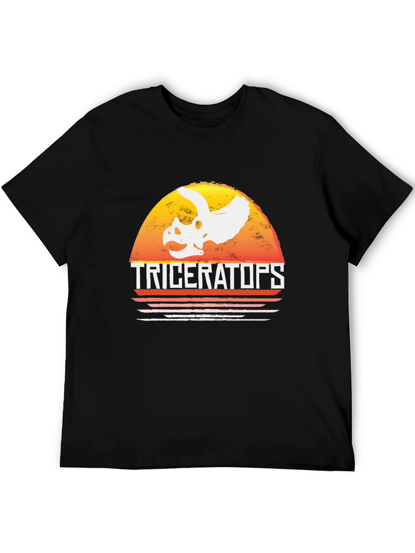 Triceratops T-Shirt - Retro Dinosaur Graphic Tee
