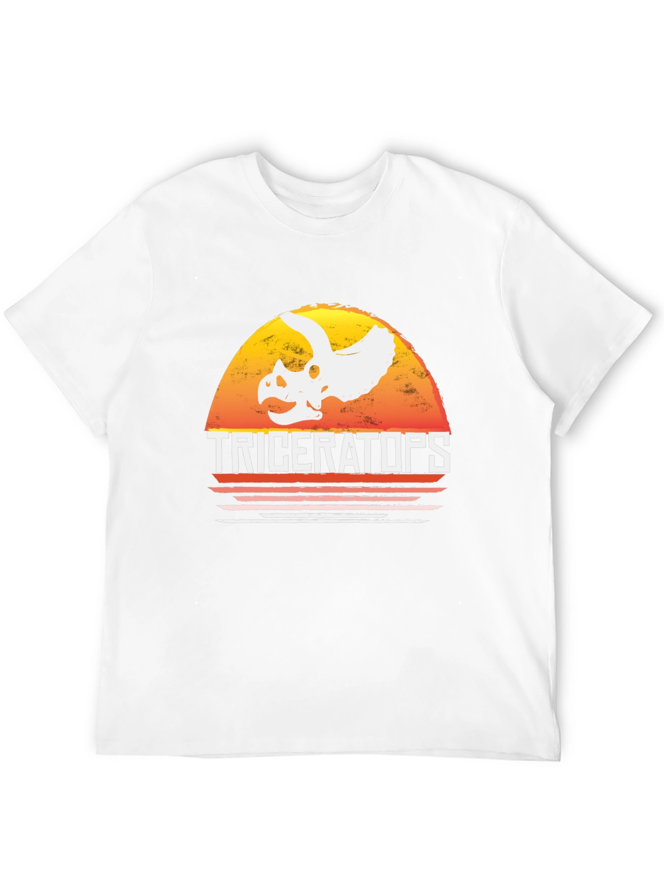 Triceratops T-Shirt - Retro Dinosaur Graphic Tee
