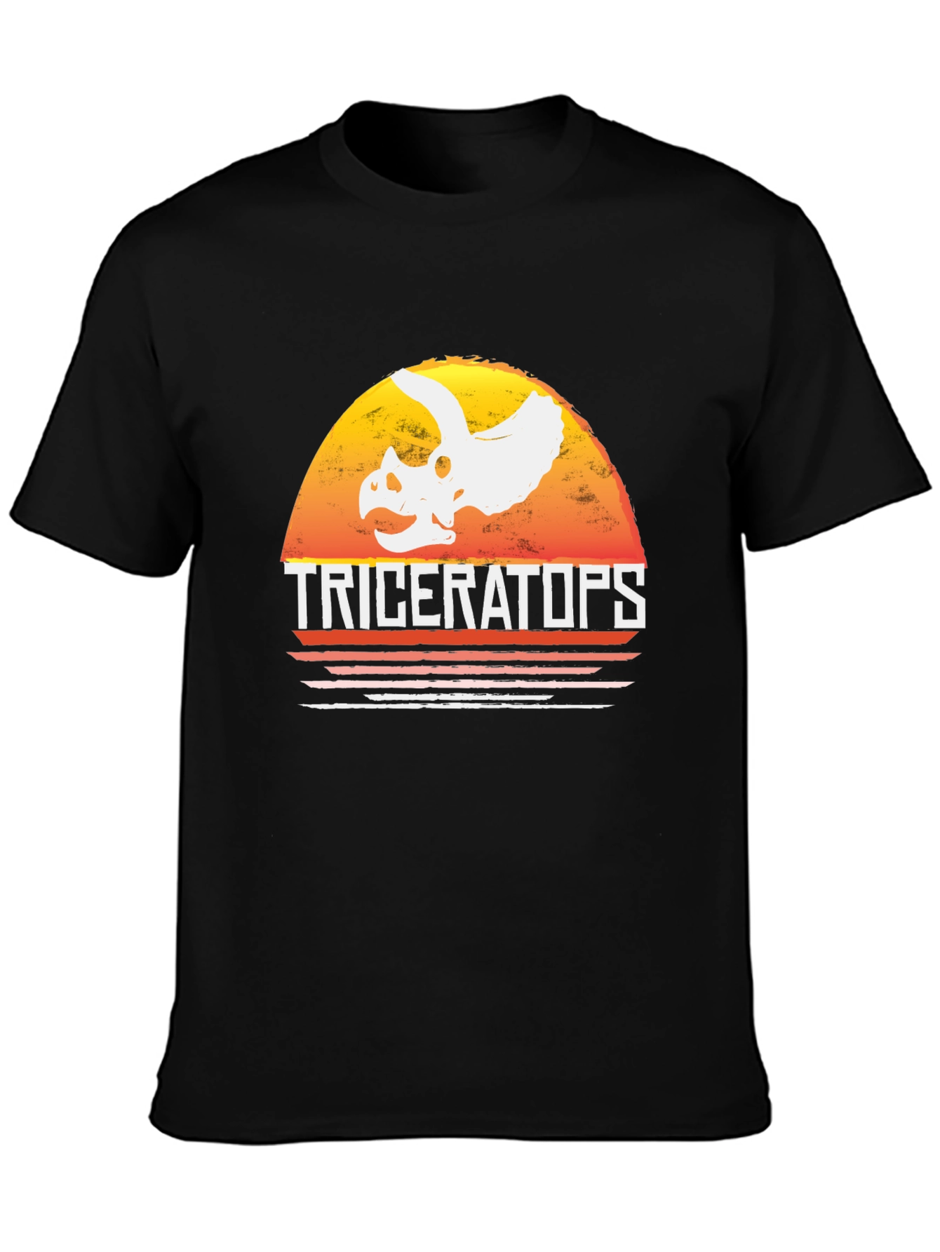 Triceratops T-Shirt - Retro Dinosaur Graphic Tee