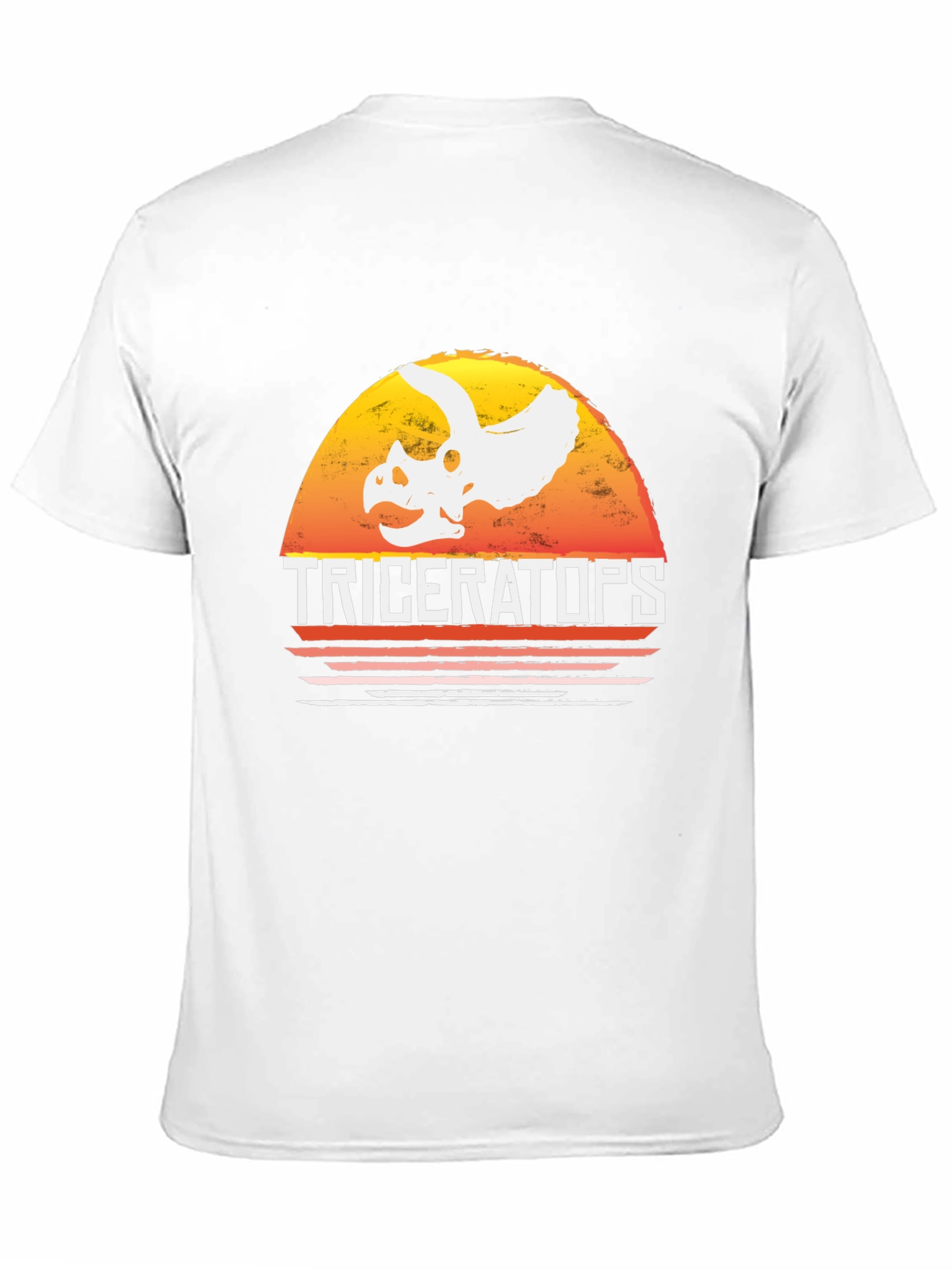 Triceratops T-Shirt - Retro Dinosaur Graphic Tee