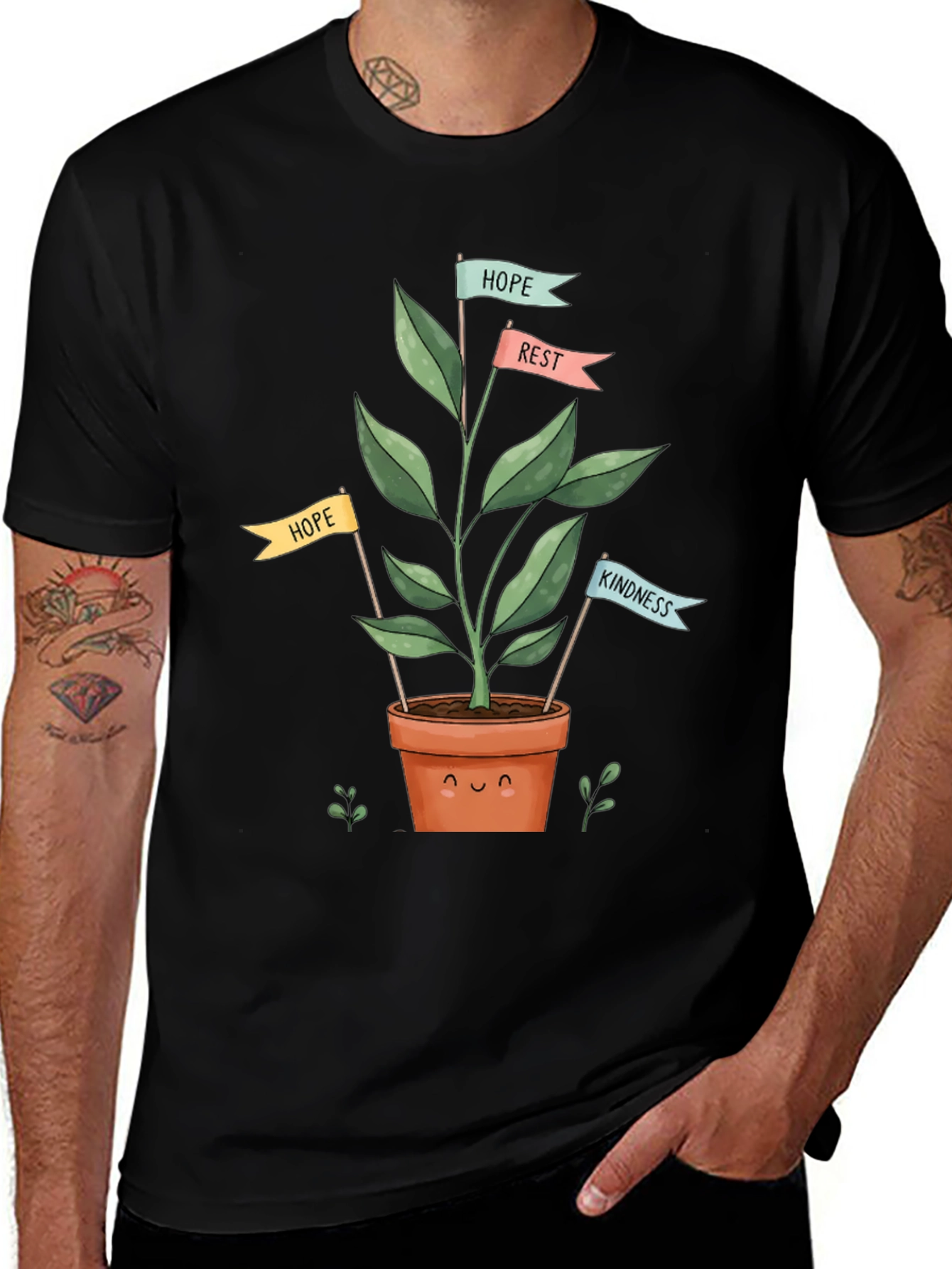 Planting Kindness T-Shirt - Hope Rest & Love