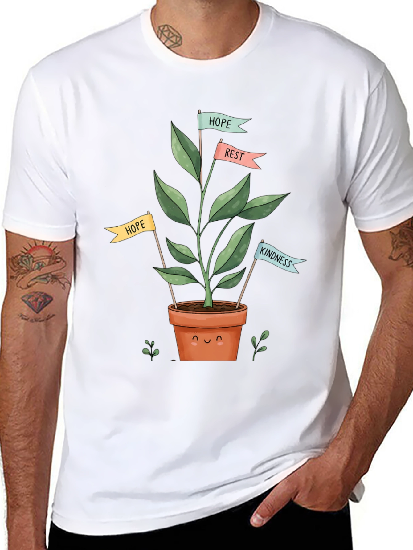 Planting Kindness T-Shirt - Hope Rest & Love