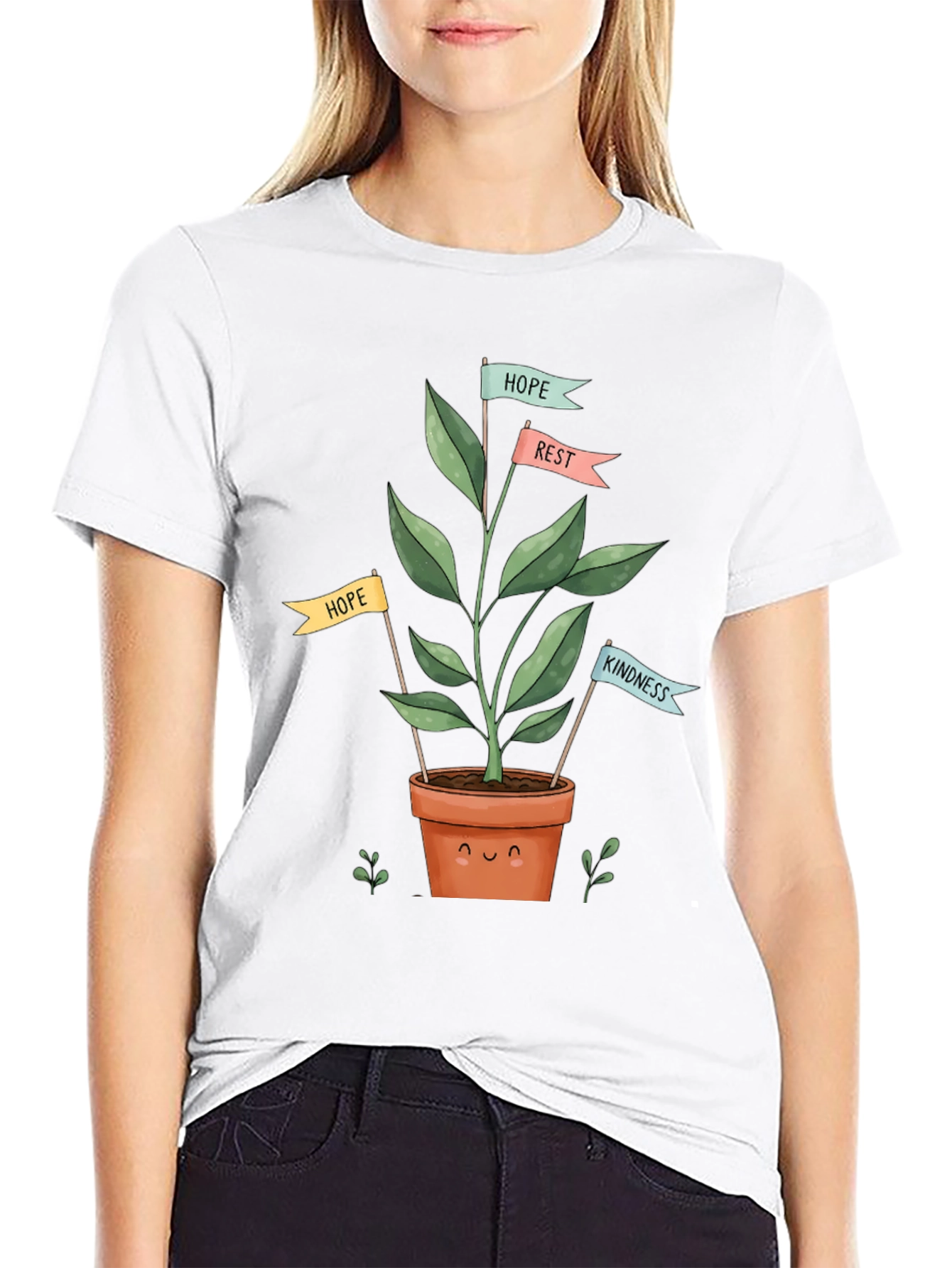 Planting Kindness T-Shirt - Hope Rest & Love