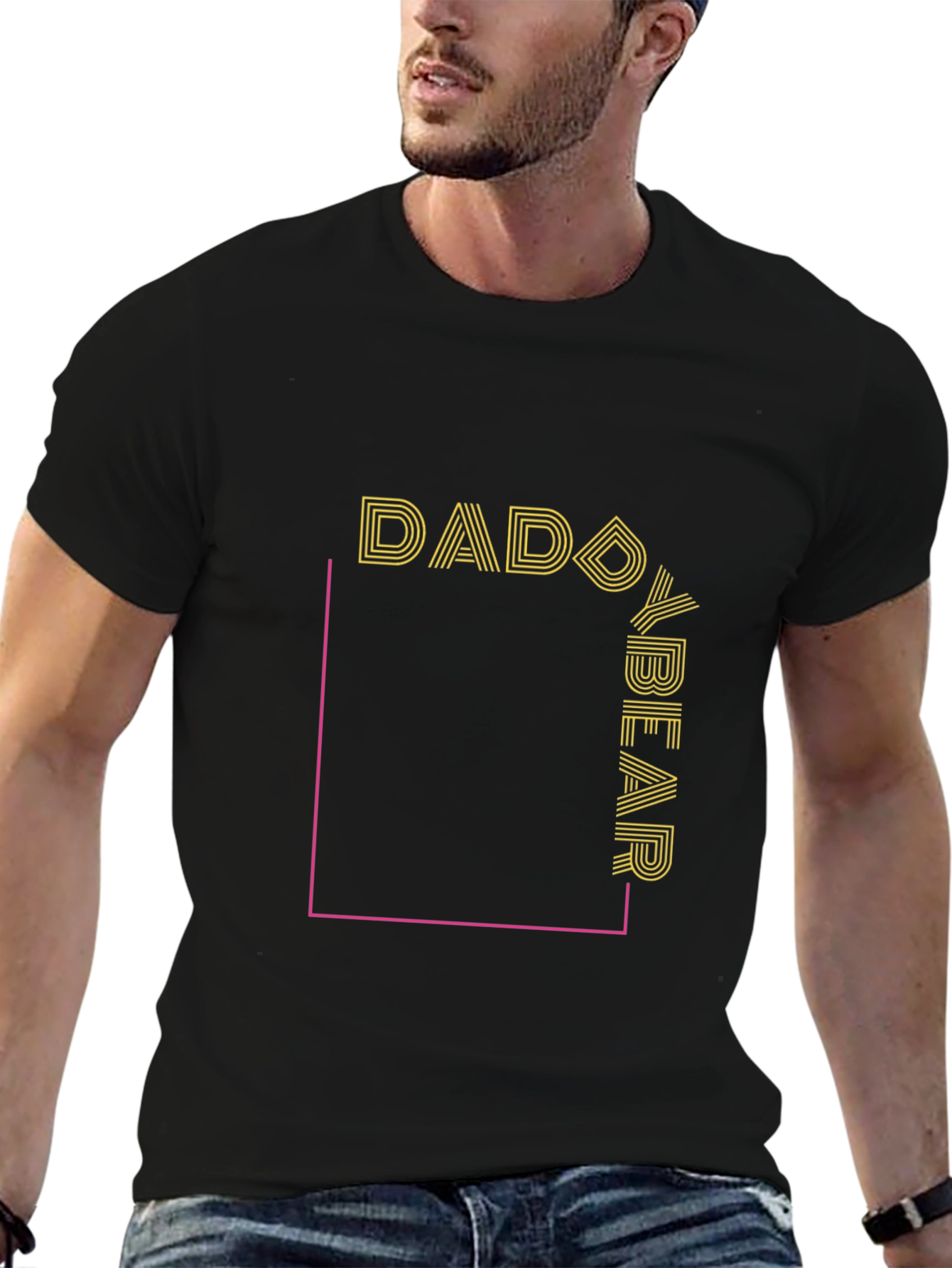 Daddy Bear Black T-Shirt