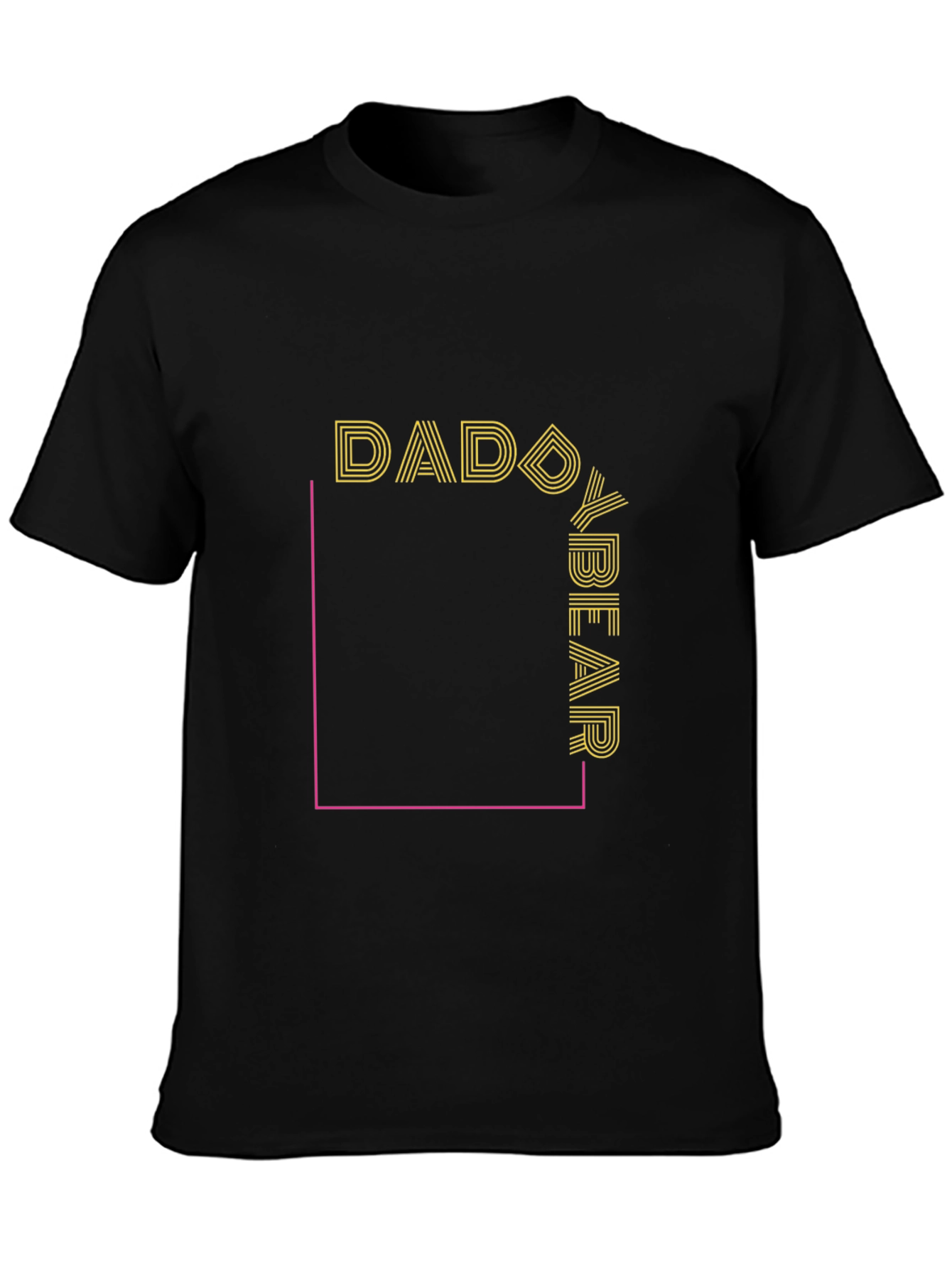 Daddy Bear Black T-Shirt