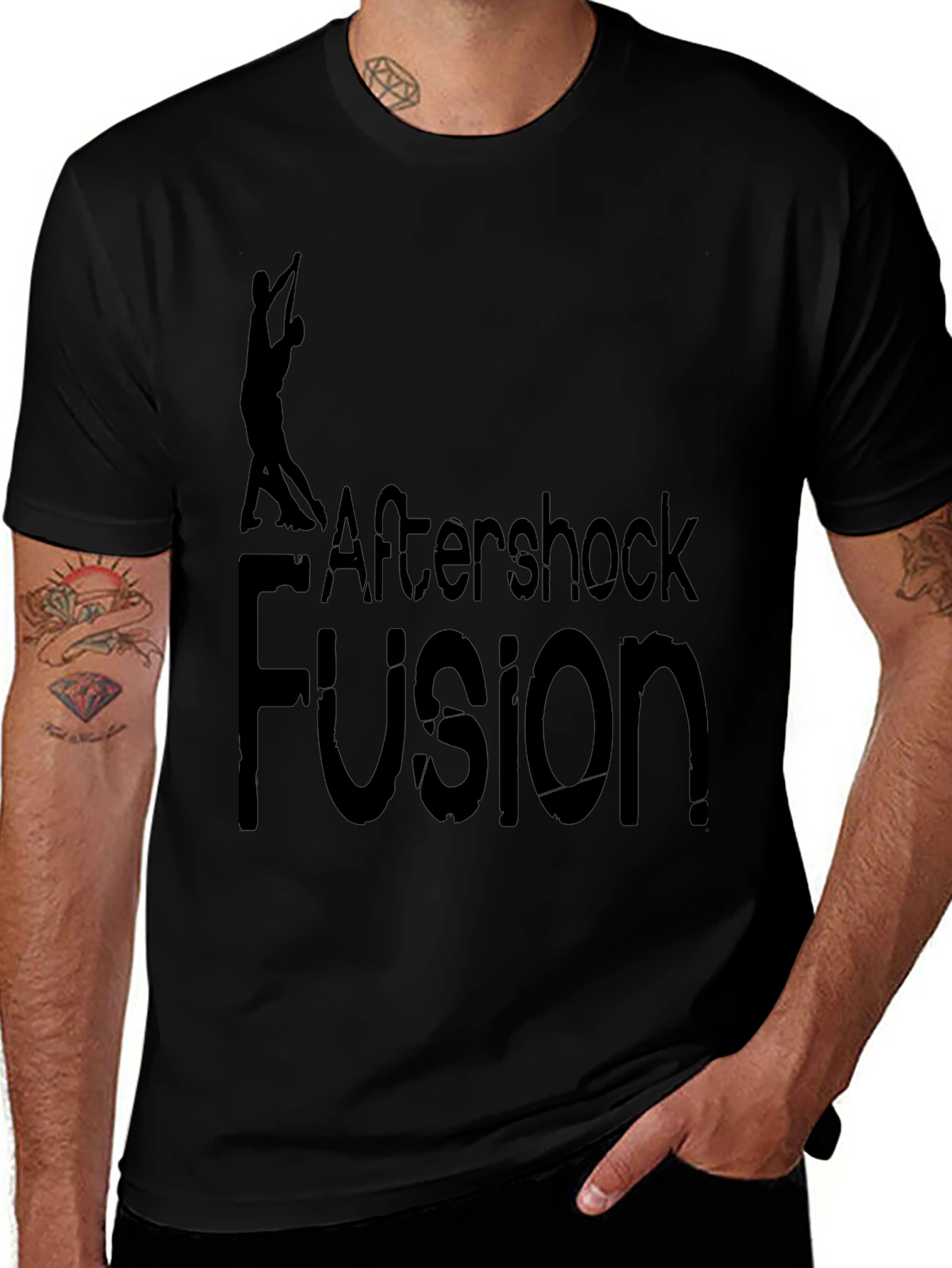 Aftershock Fusion Graphic Tee - Black