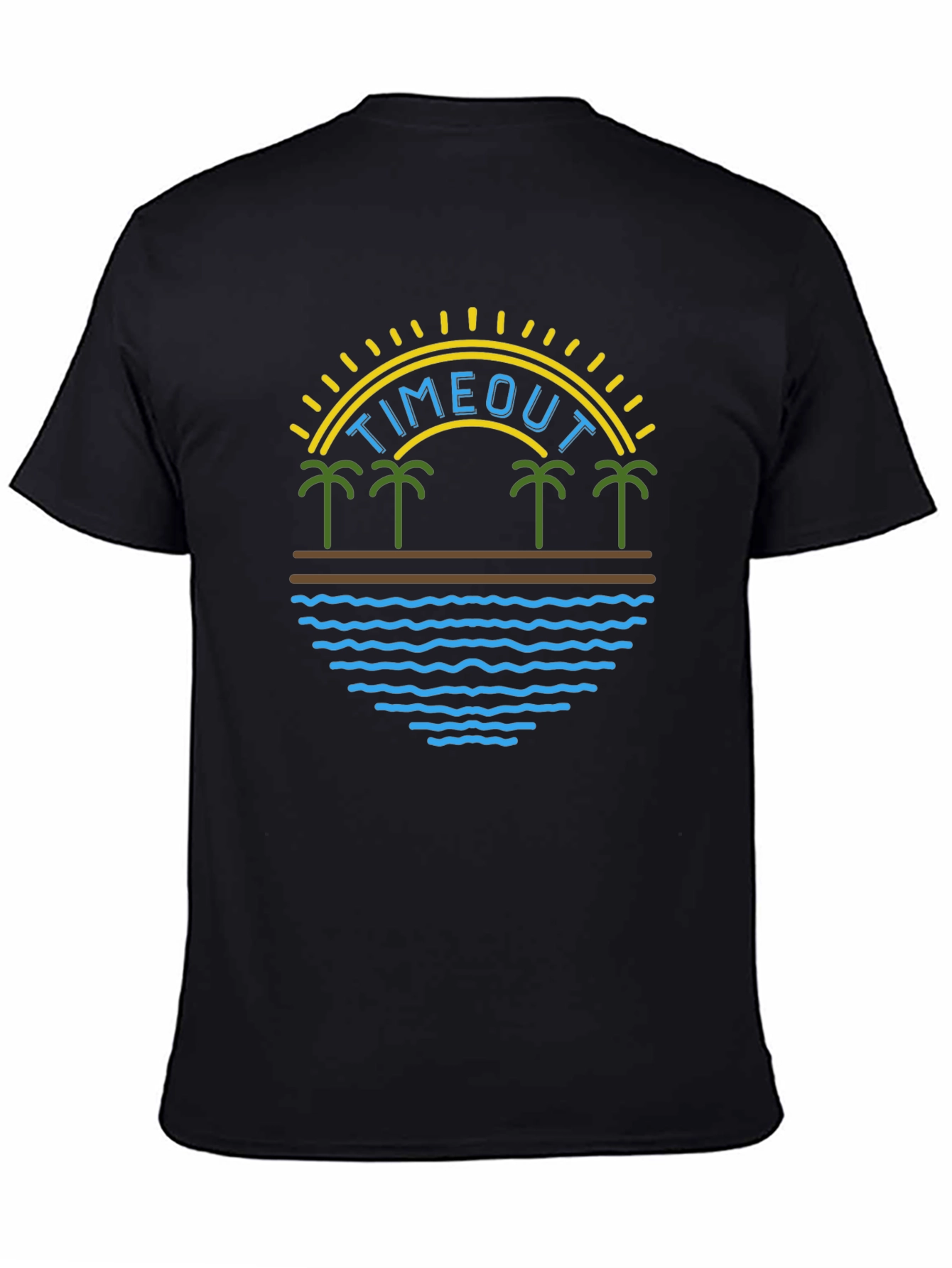 Timeout Palm Tree Graphic T-Shirt