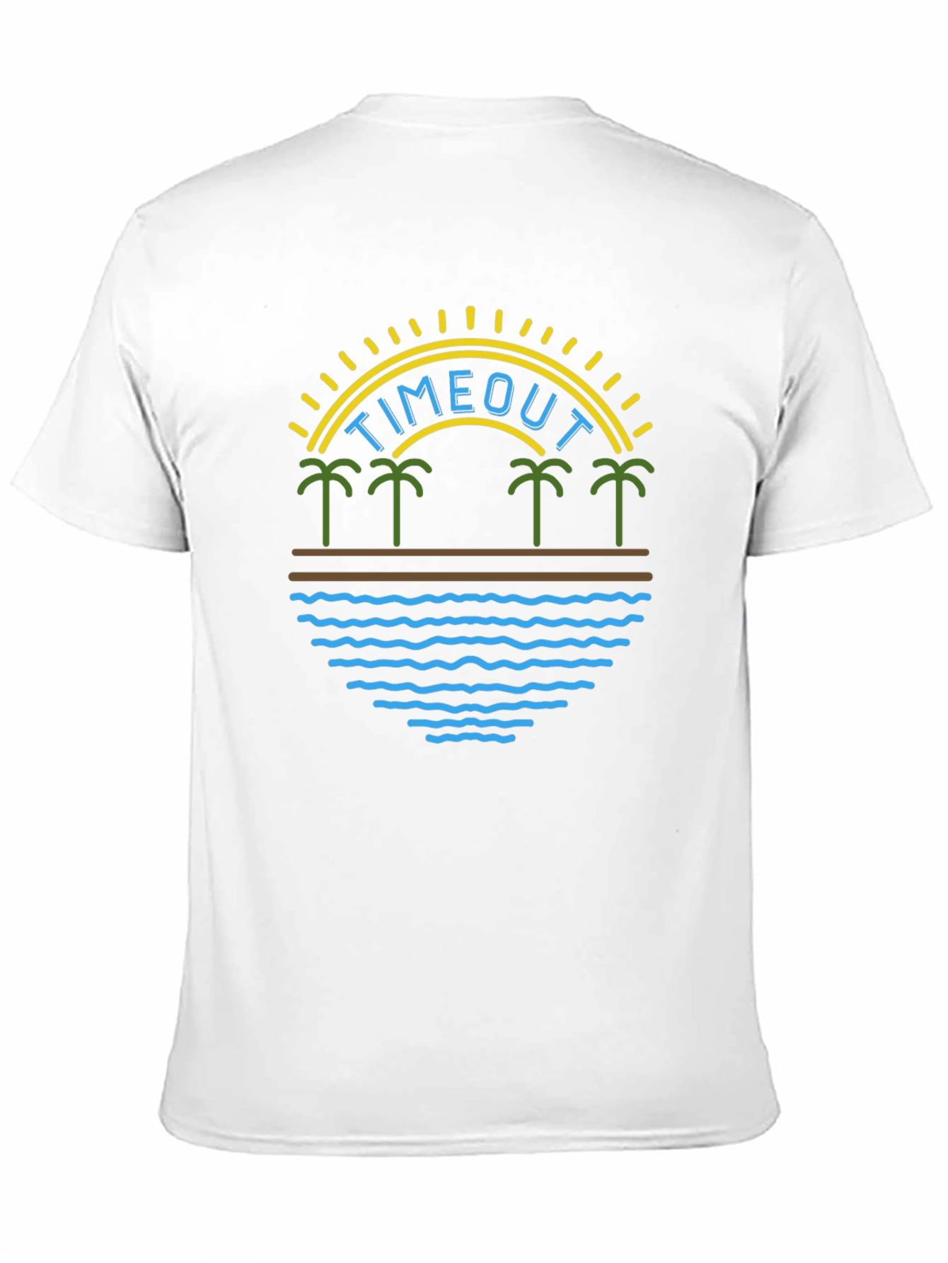 Timeout Palm Tree Graphic T-Shirt