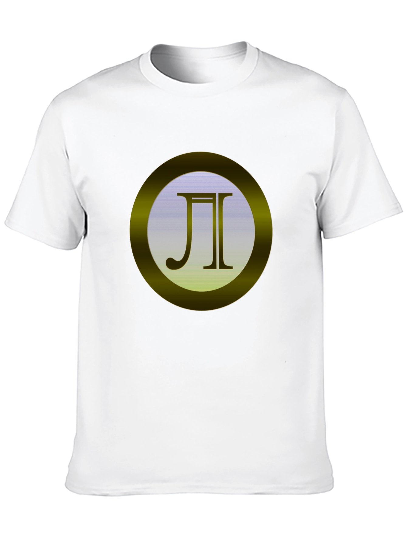 Black Tee with Golden Circle Emblem
