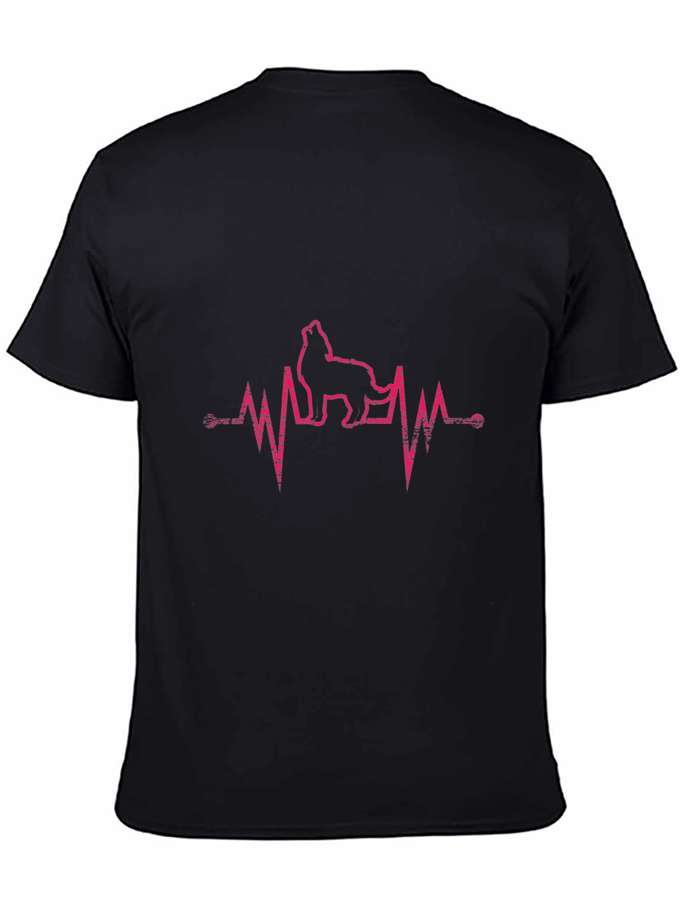 Wolf Heartbeat Graphic T-Shirt