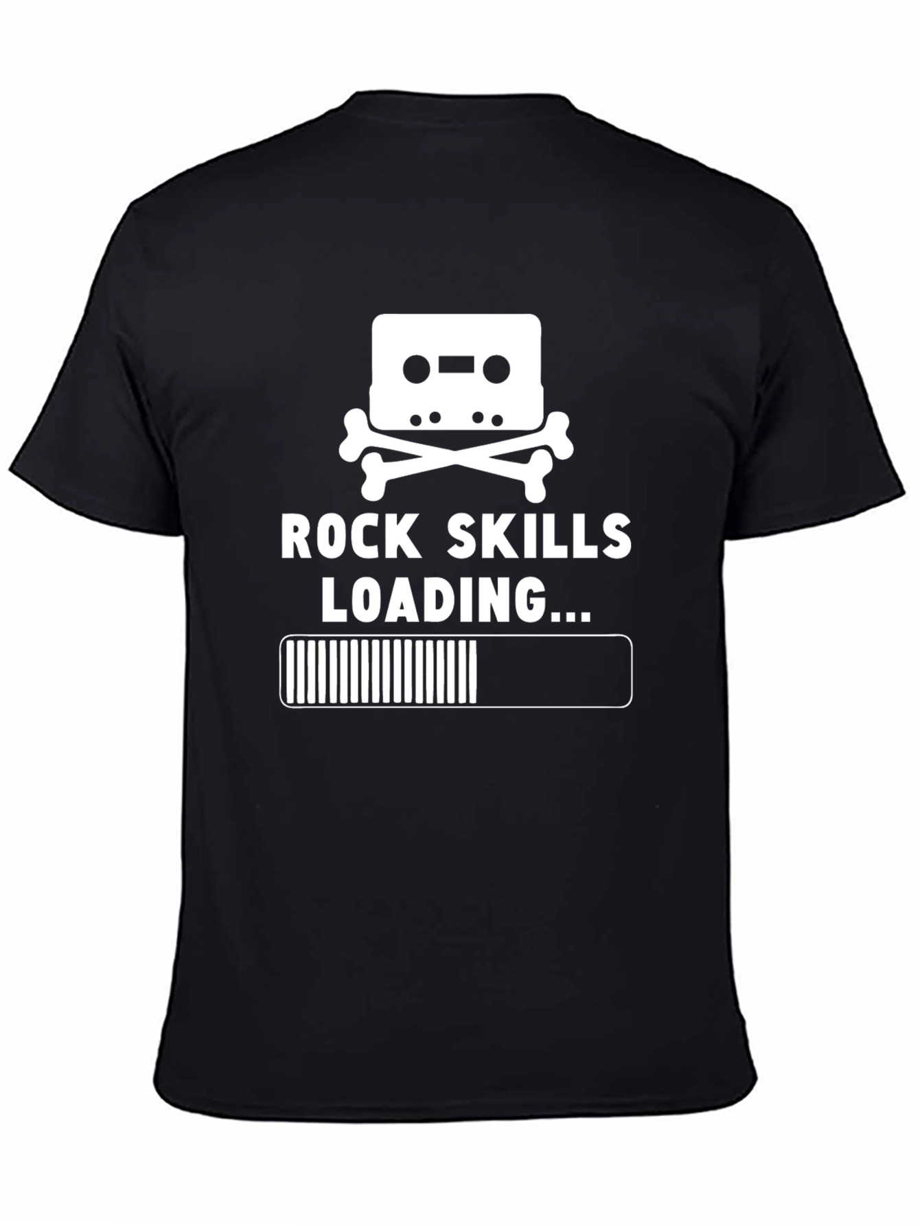 Rock Skills Loading T-Shirt - Black Cotton Tee