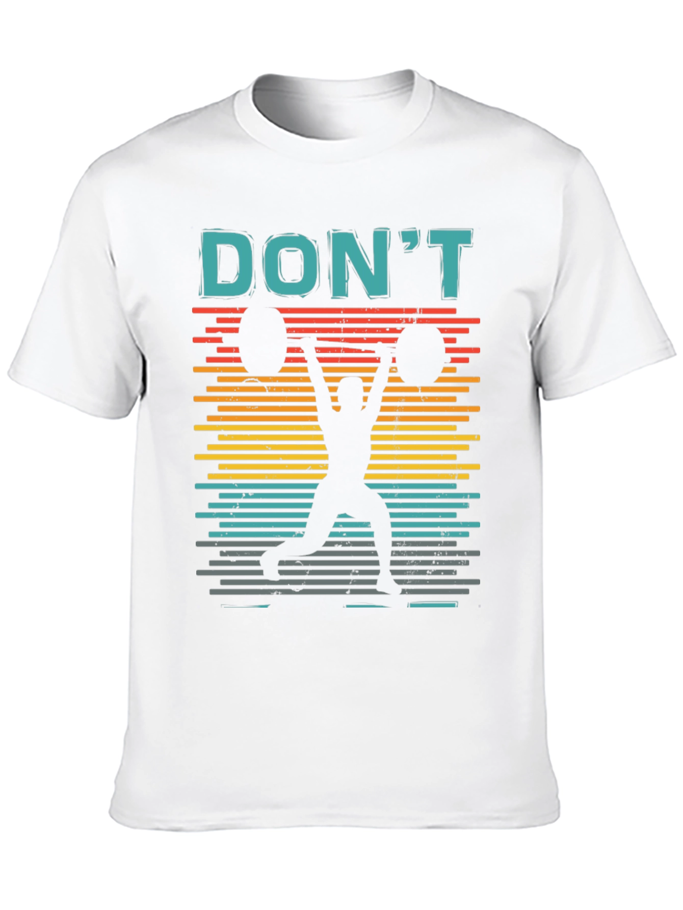 Retro Weightlifting T-Shirt - Dont