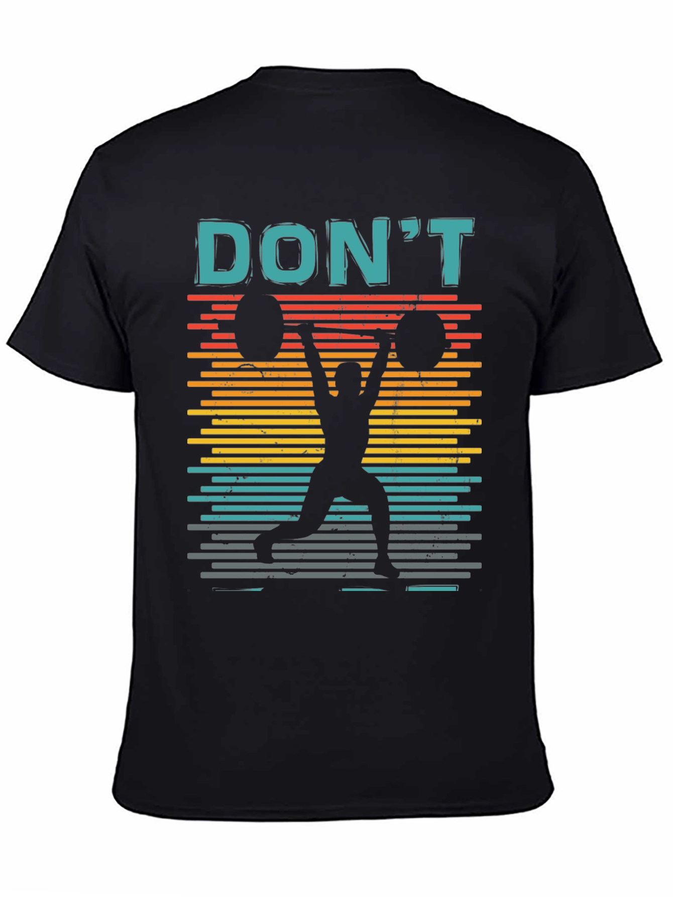 Retro Weightlifting T-Shirt - Dont