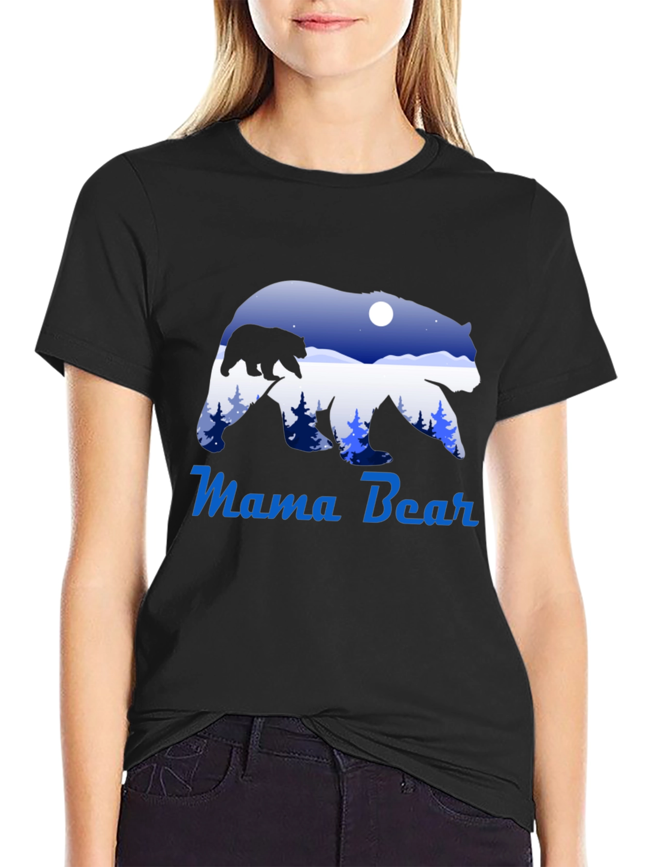 Mama Bear Nature Graphic Tee